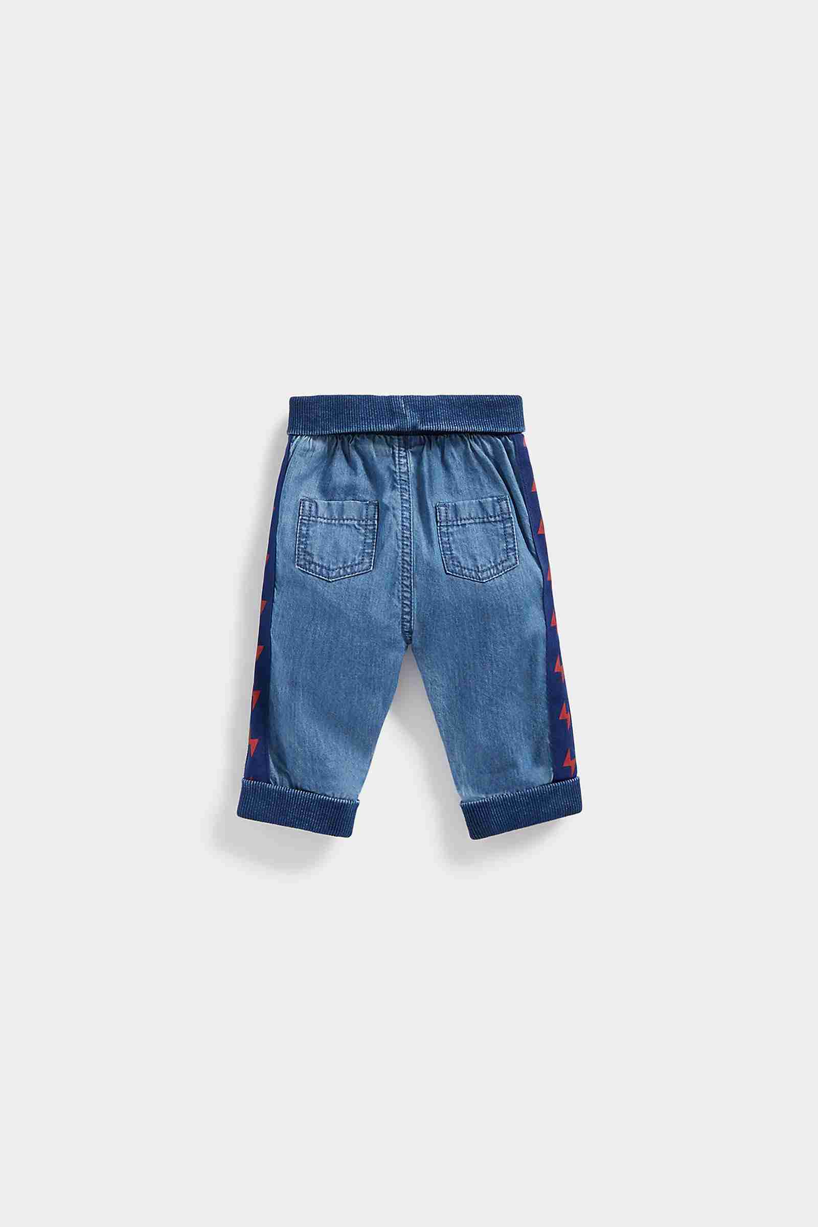 Mothercare Unisex Printed Joggers - Blue