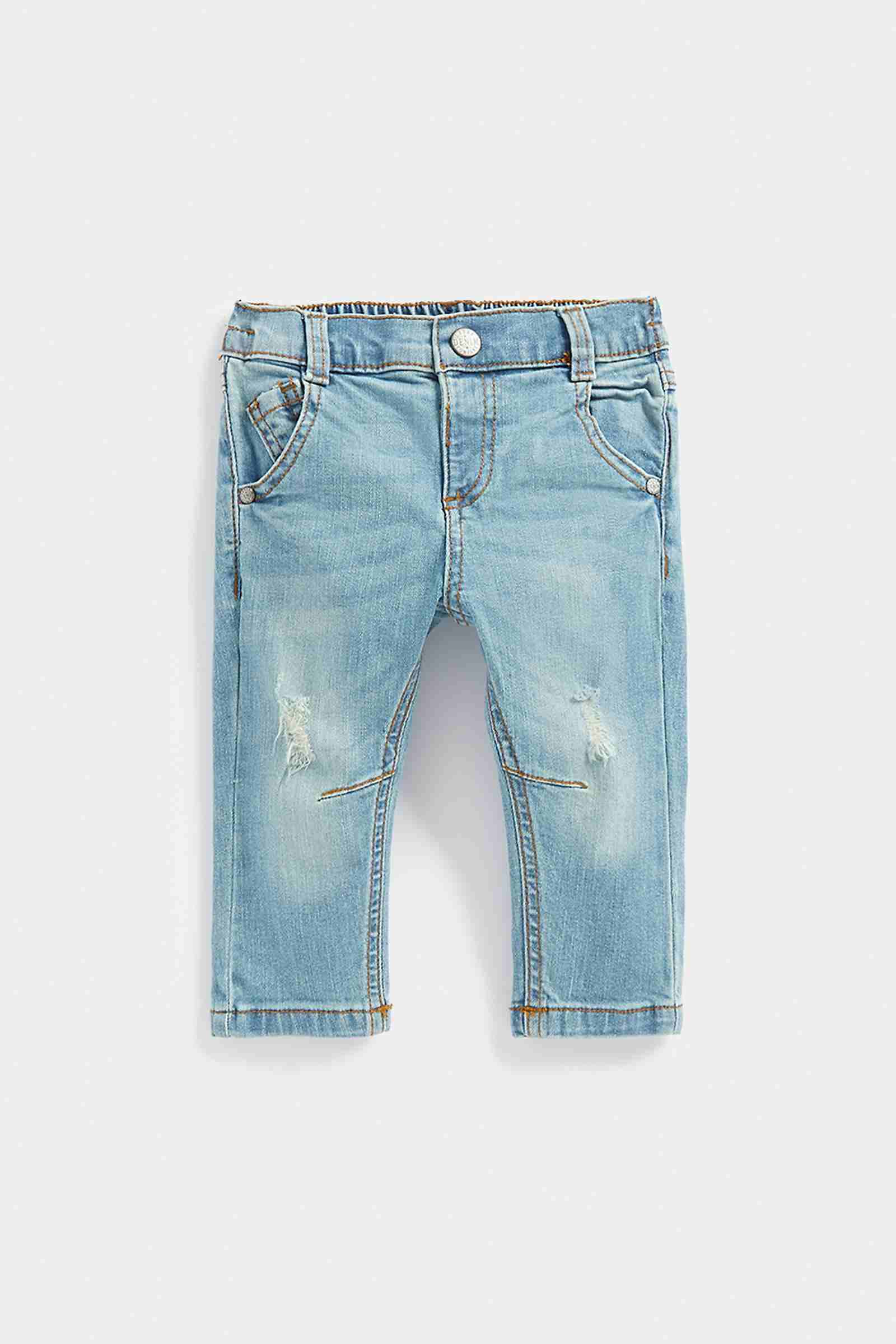Mothercare Boys Stretch Denim Fabric Jeans - Blue