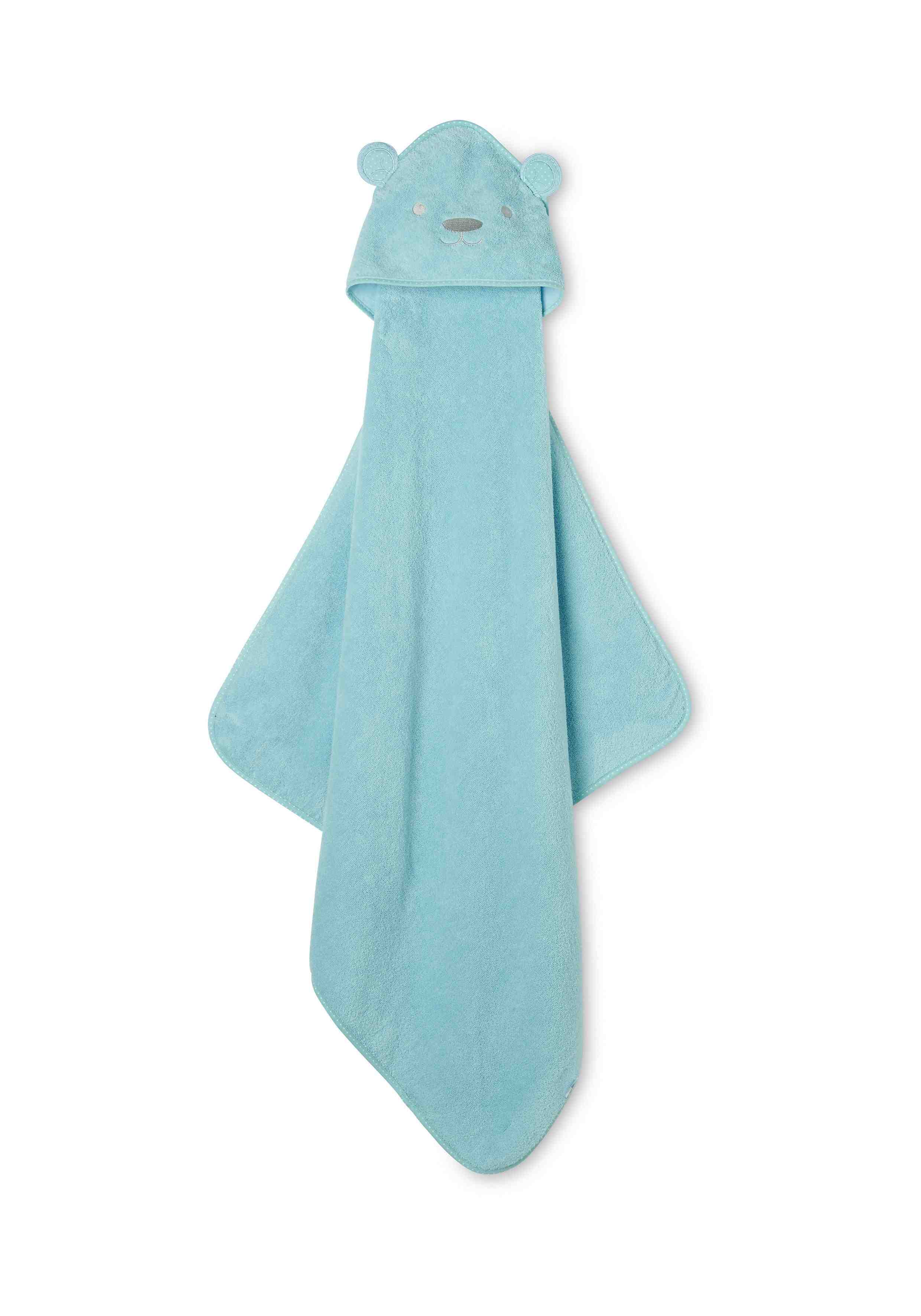 Mothercare Boys Cuddle and Dry Baby Towels - Blue