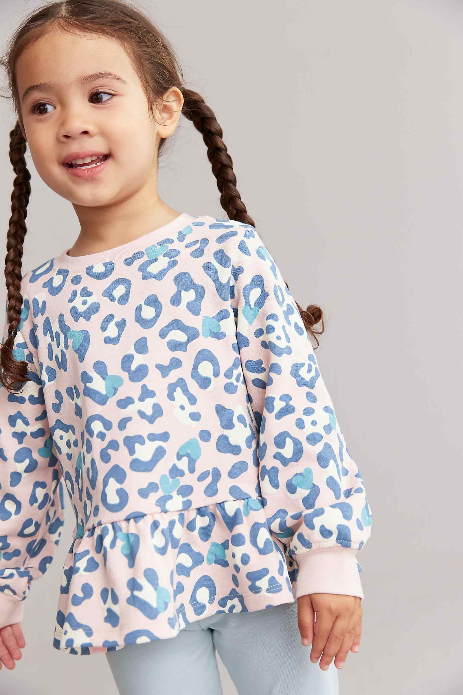 Mothercare Girls 100% Cotton Full Sleeves Sweatshirt - Pink