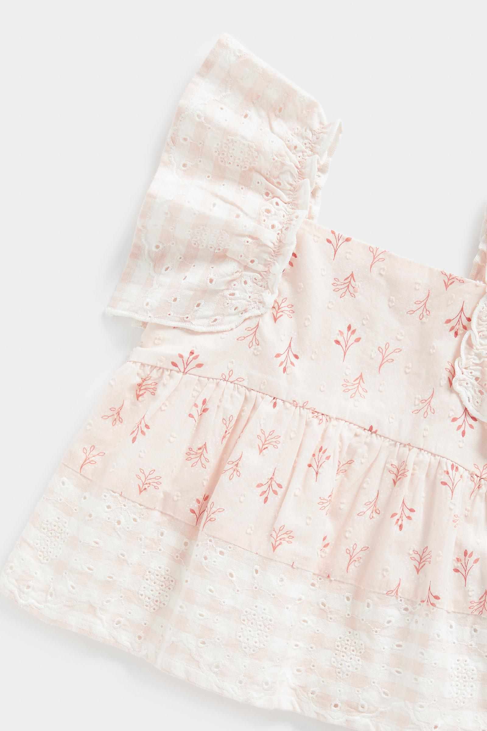 Mothercare Girls Half Sleeves Jogger Set - Pink