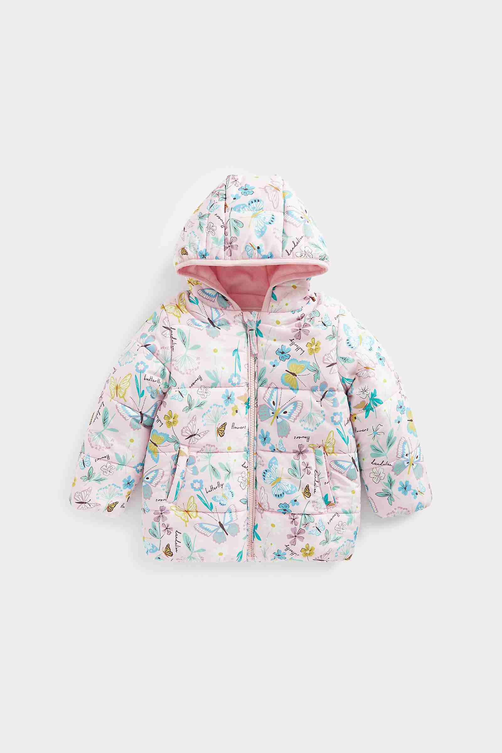 Mothercare Girls Full Sleeves Jackets - Pink
