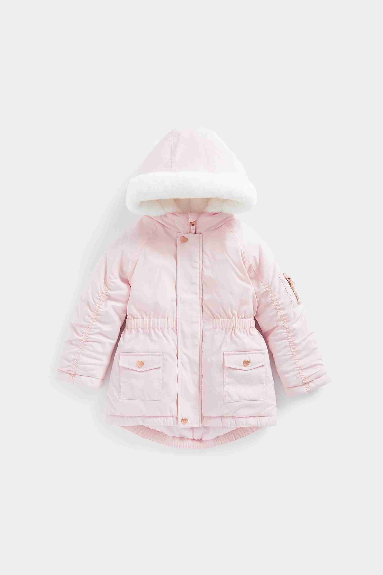 Mothercare Girls Full Sleeves Jackets - Pink