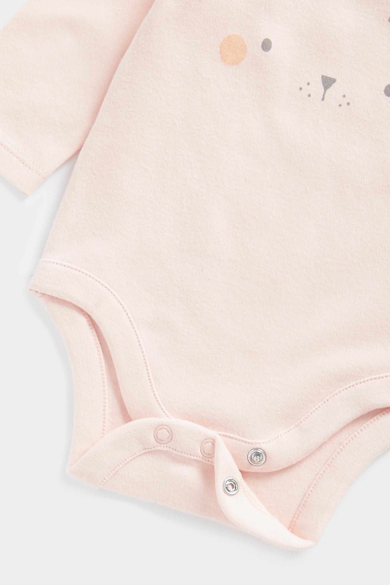 Mothercare Girls Full Sleeves Jogger Set - Pink