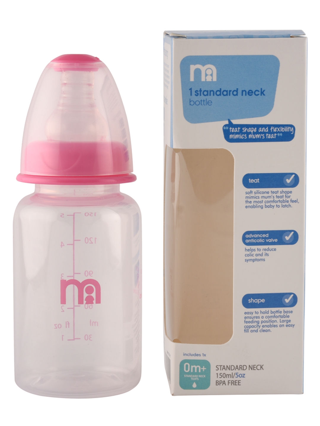 Mothercare | Mothercare Narrow Neck Feeding Bottle 0