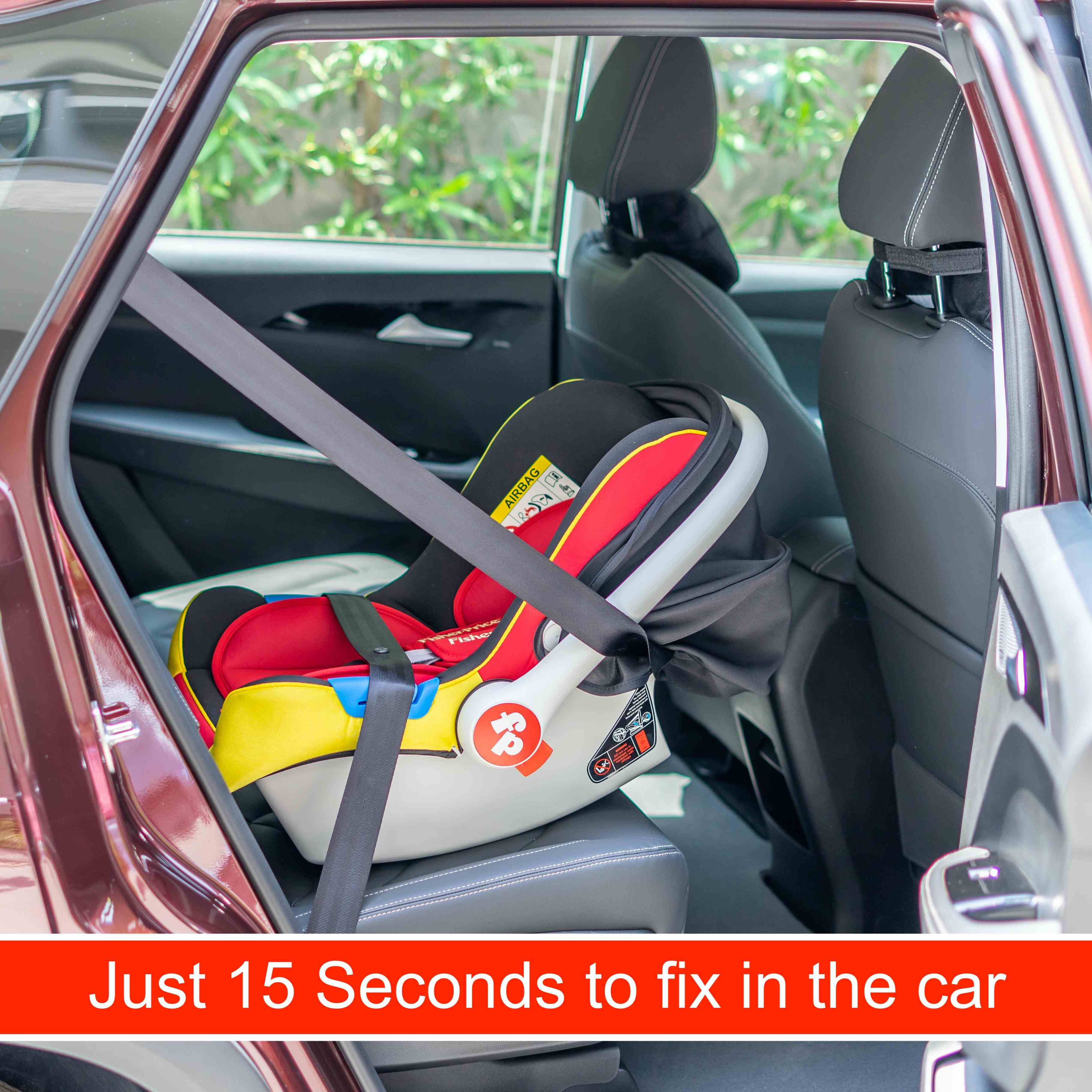 Fisher-Price Unisex Infant Baby Car Seat - Red