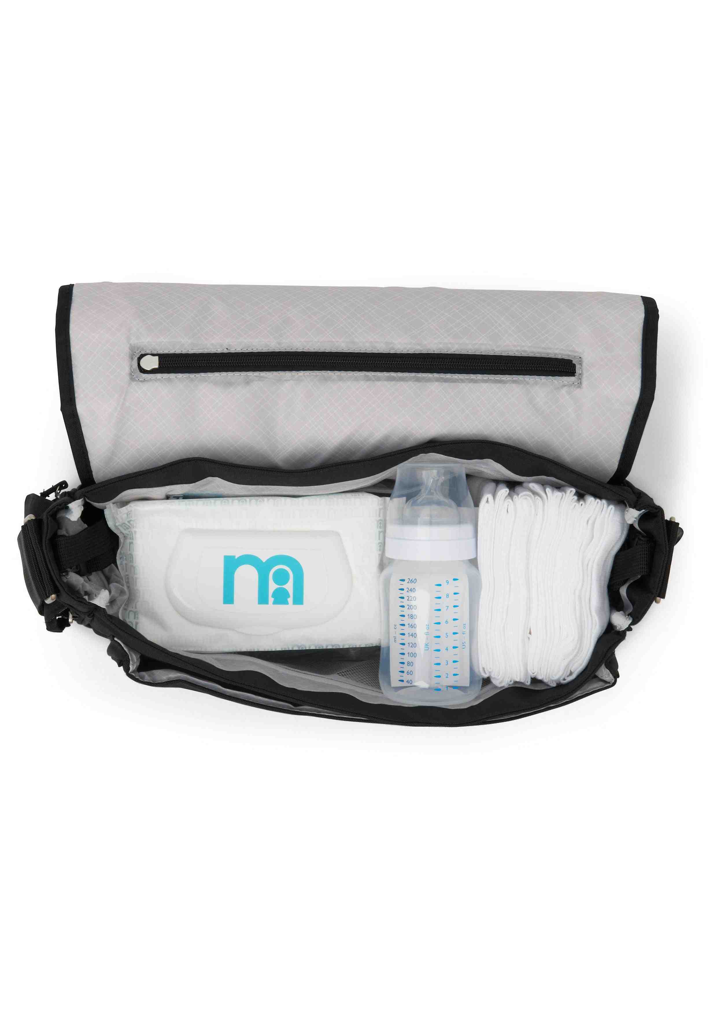 Mothercare Unisex Organised Diaper Bag - Black