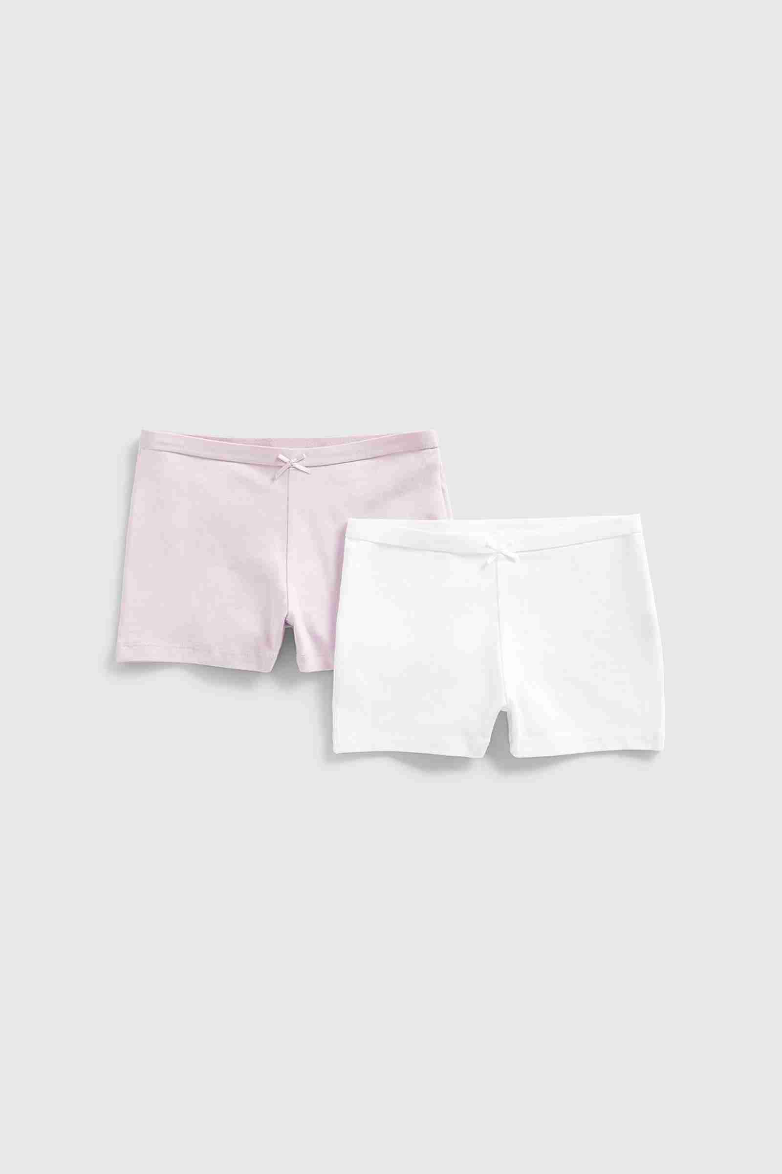 Mothercare Girls Monochrome Briefs - Pack of 2 - Purple