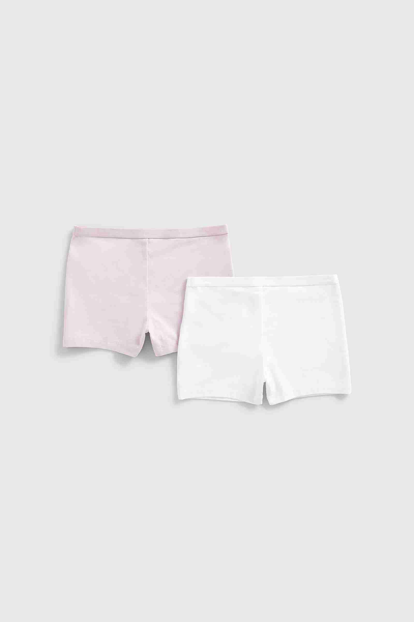 Mothercare Girls Monochrome Briefs - Pack of 2 - Purple