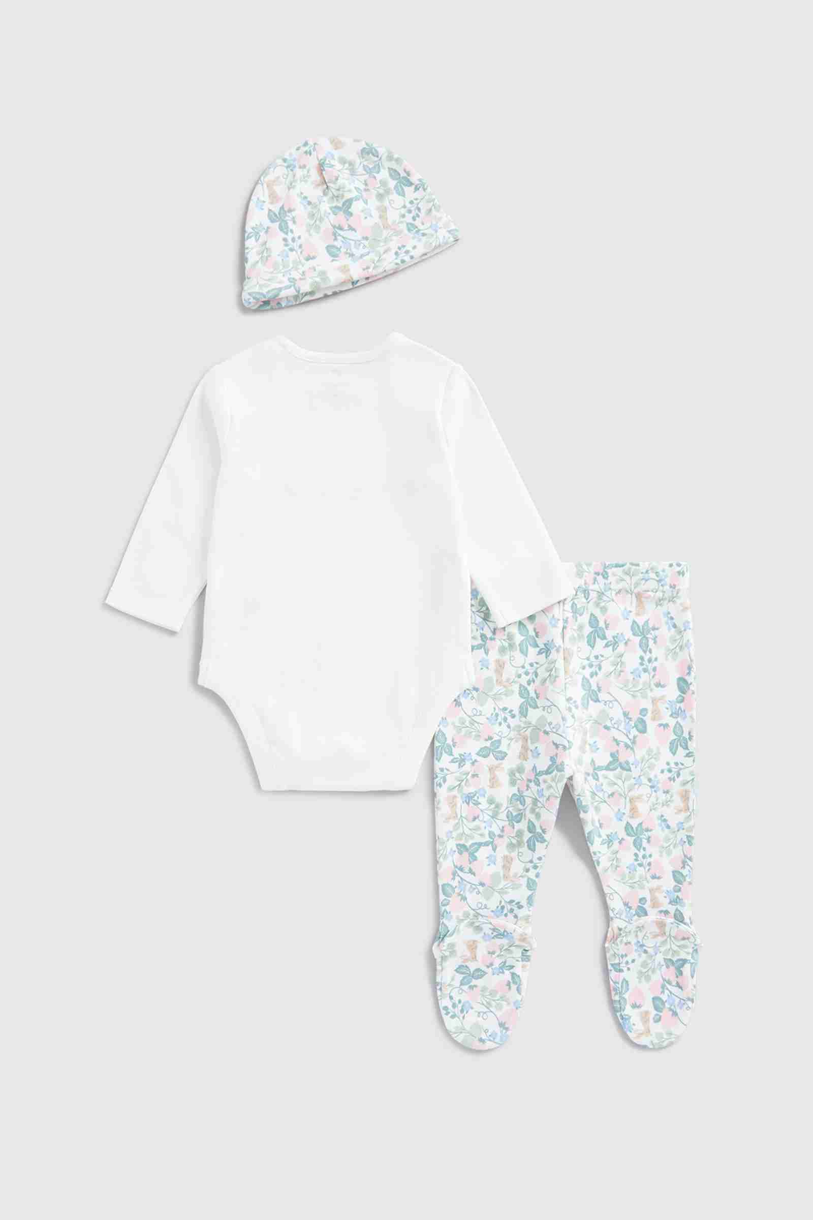 Mothercare Girls Full Sleeves Gift Set - White