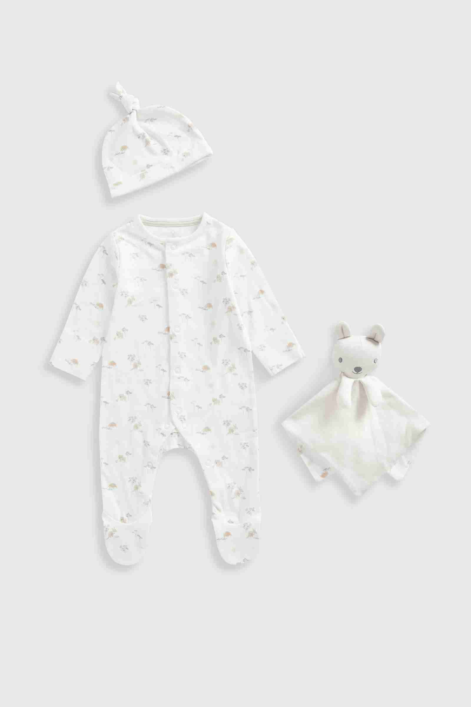 Mothercare Unisex Full Sleeves Gift Set - White