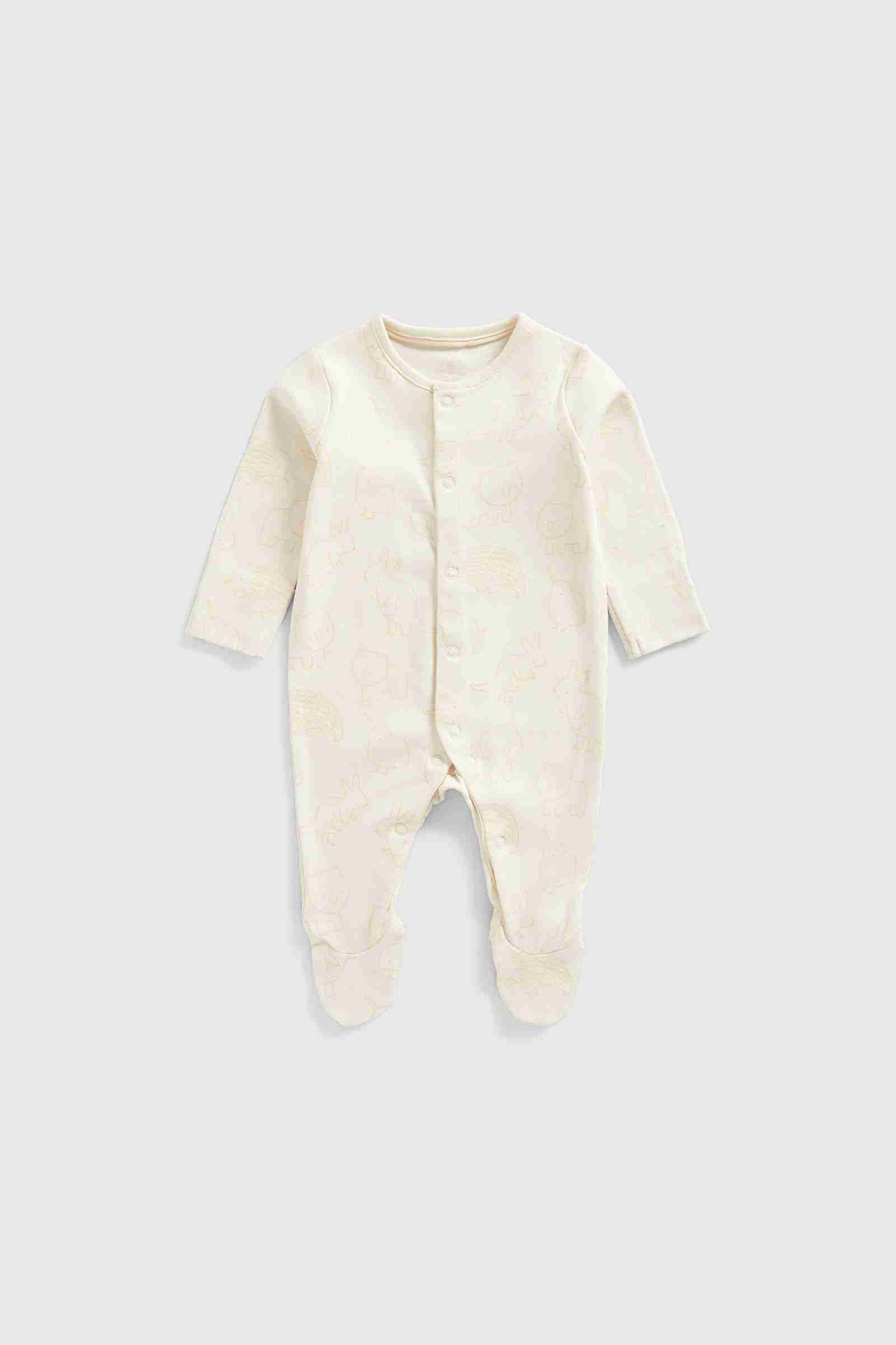 Mothercare Unisex Full Sleeves Gift Set - Cream