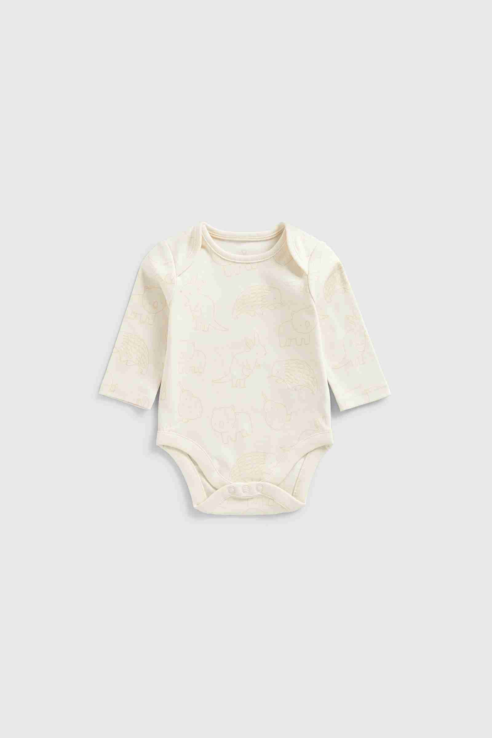 Mothercare Unisex Full Sleeves Gift Set - Cream