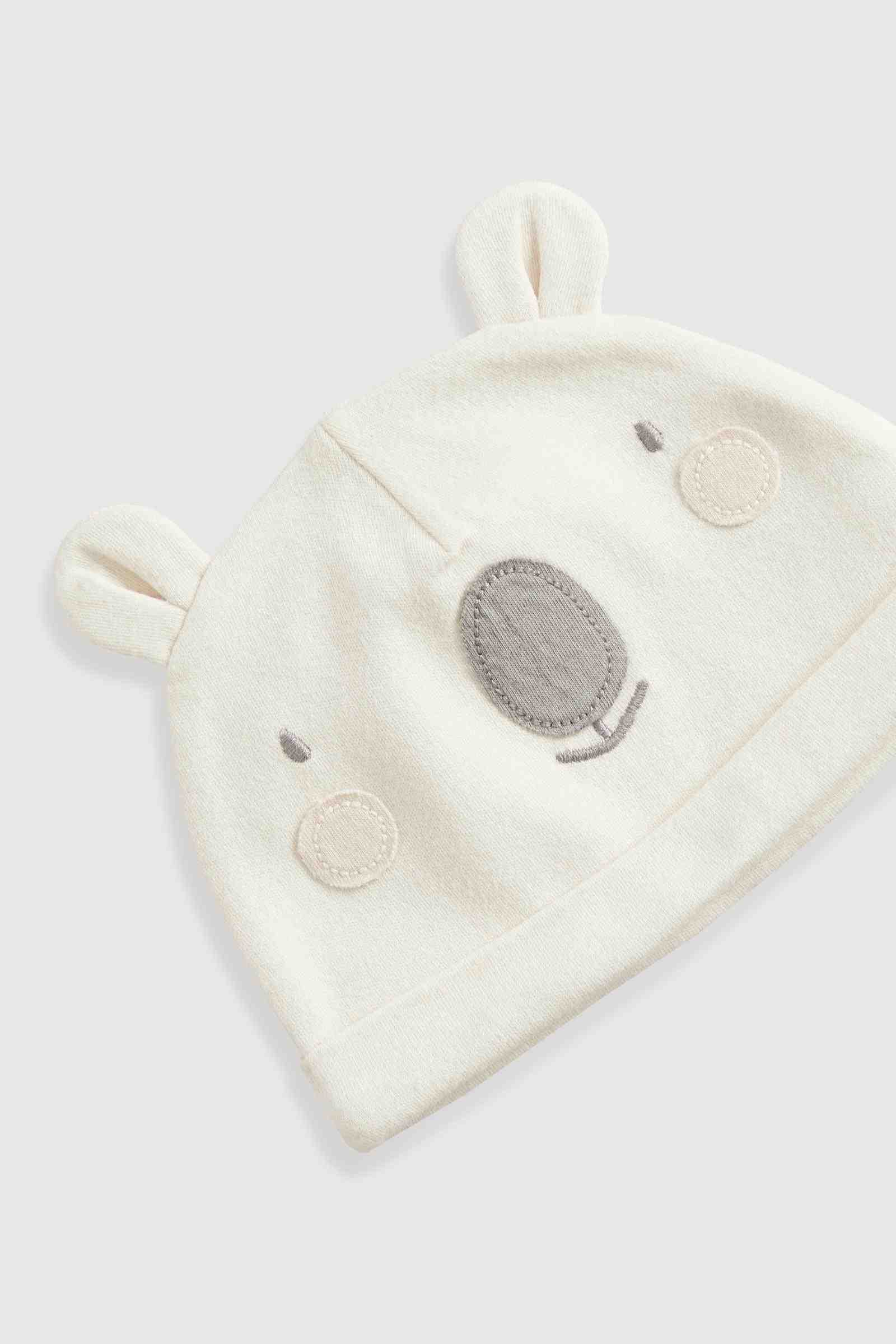 Mothercare Unisex My First Kangaroo and Friends Sleepsuit and Hat 2 - Piece Set - Cream