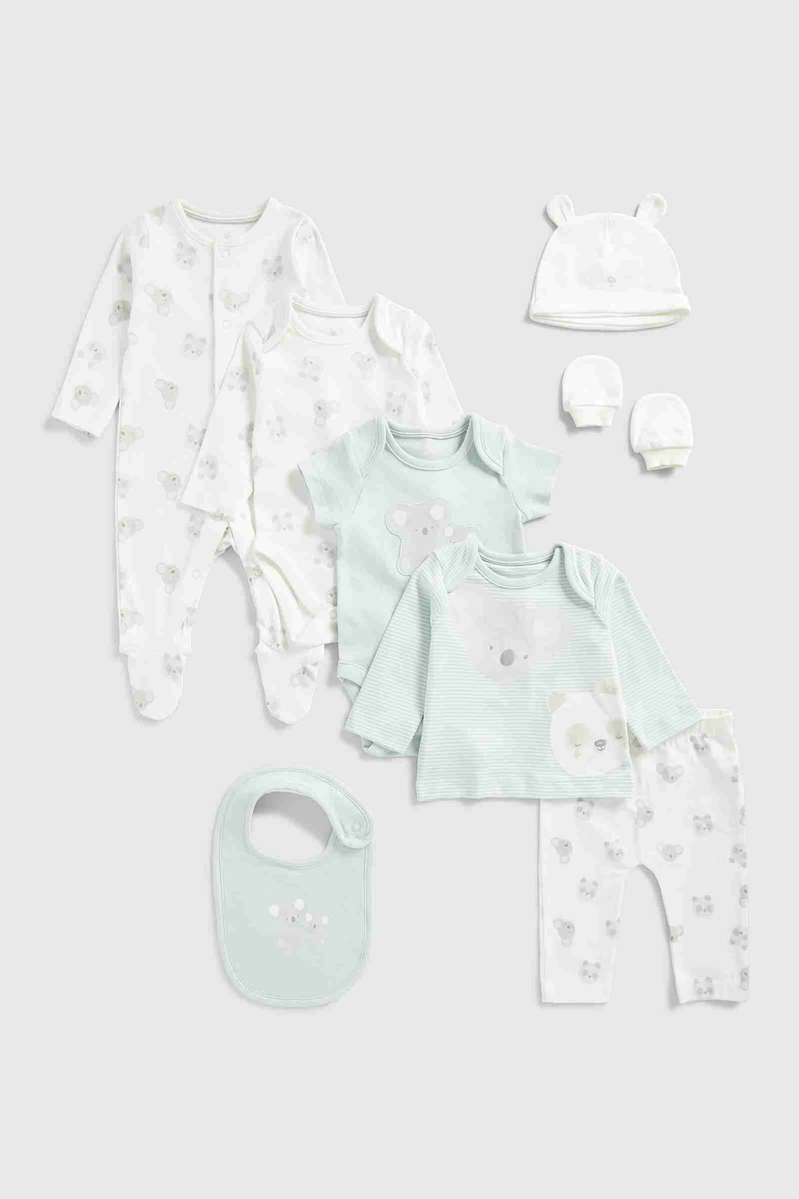 Mothercare Unisex Full Sleeves Gift Set - Cream