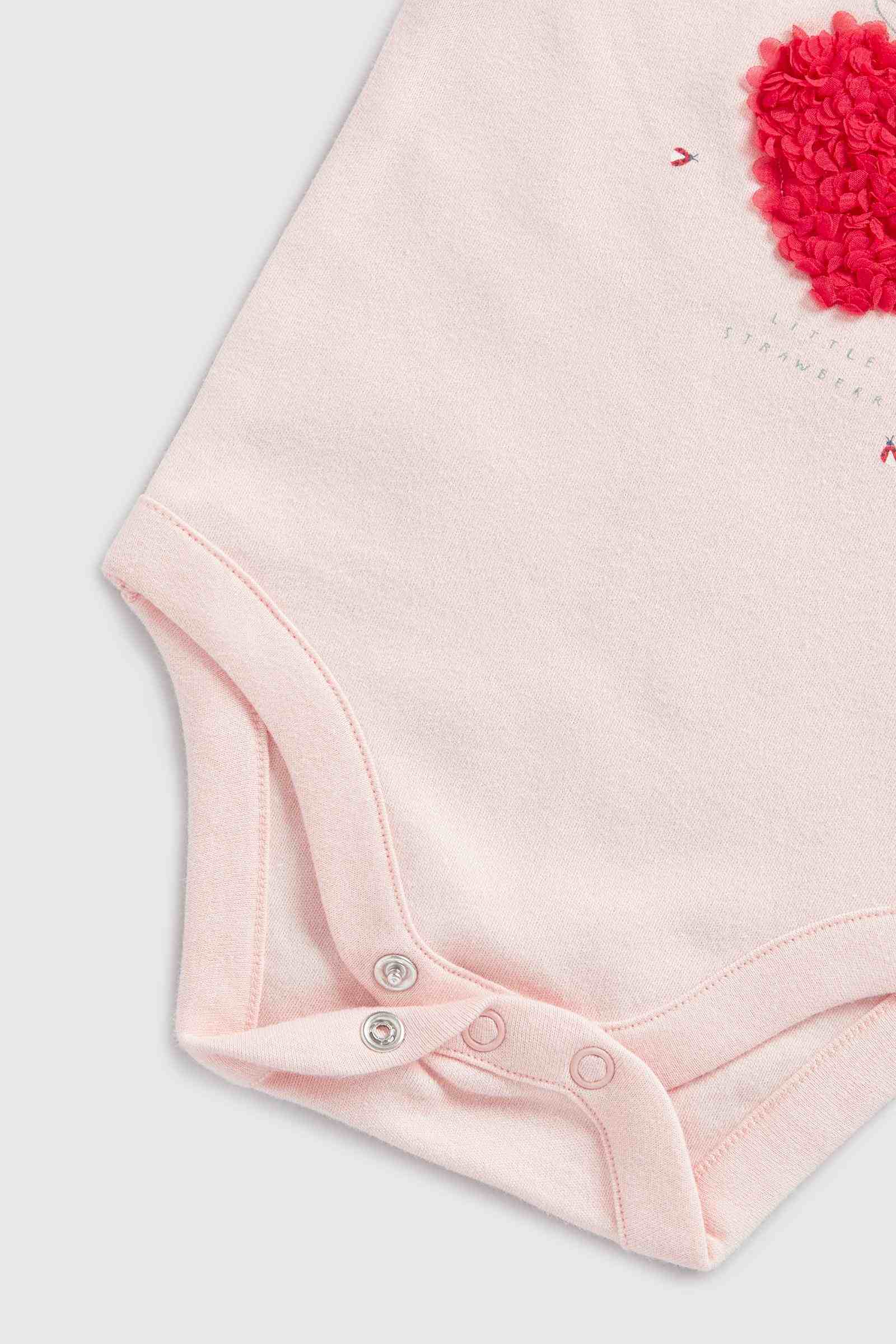 Mothercare Girls Half Sleeves Gift Set - Pink