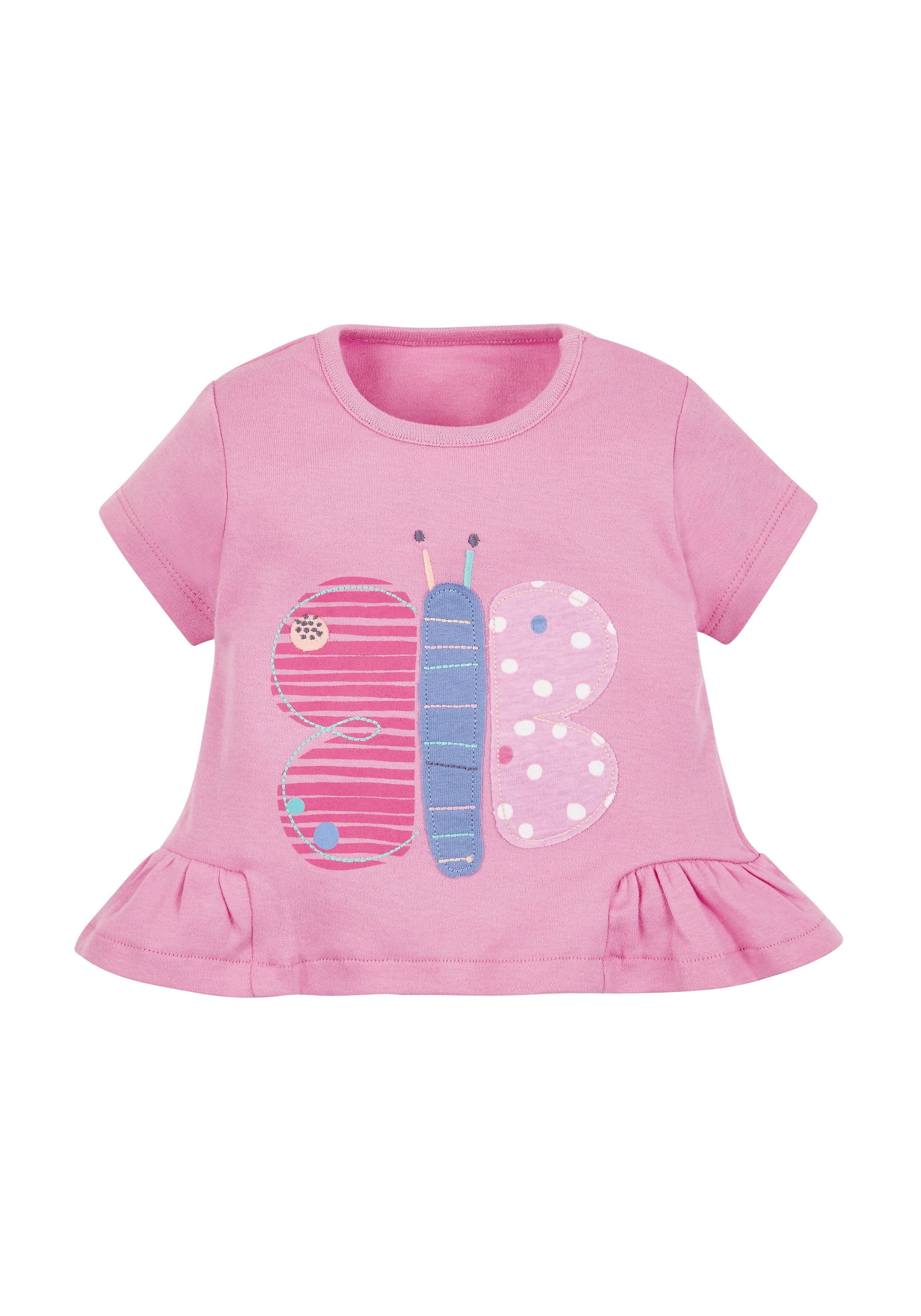Mothercare | Girls Butterfly Top - Pink 0