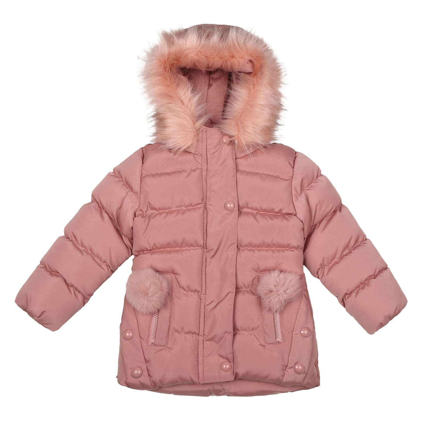 Mothercare | Girls Full sleeves Jacket - Dark Pink 0