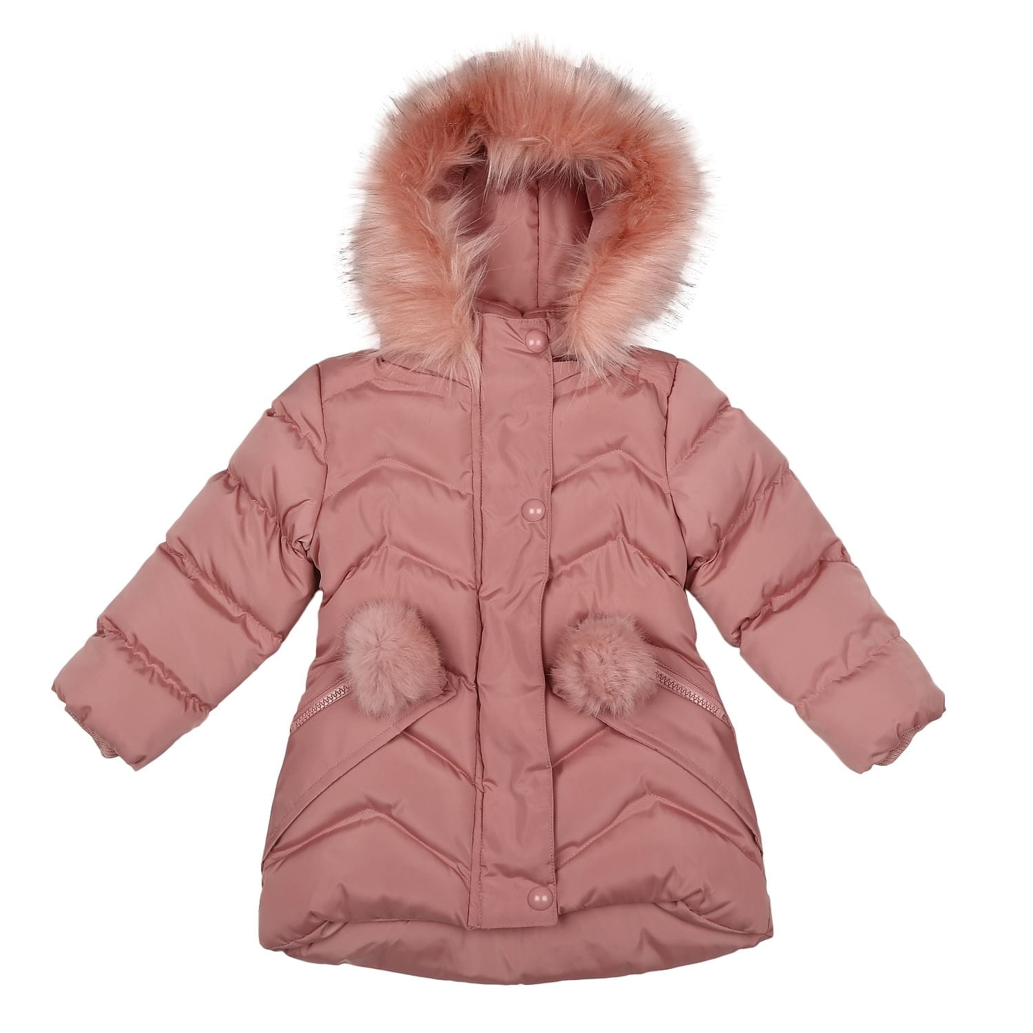 Mothercare | Girls Full sleeves Jacket - Dark Pink 0