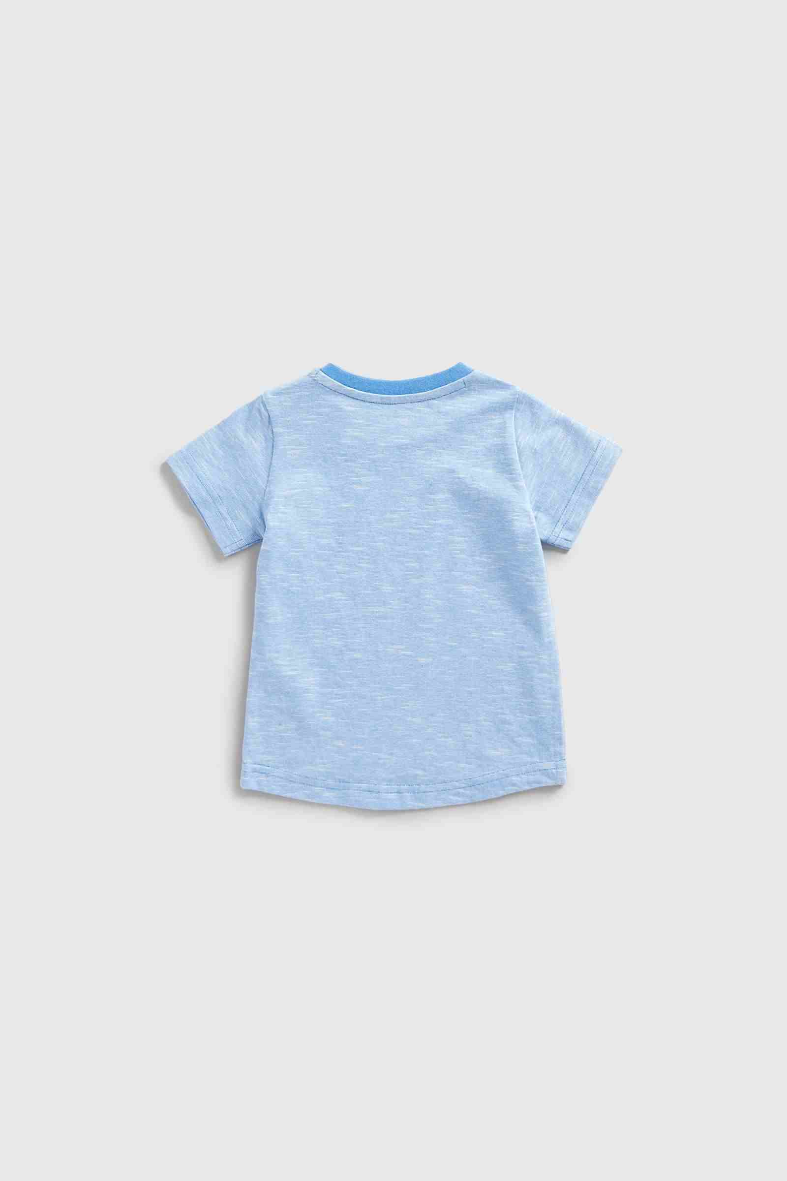 Mothercare Boys Half Sleeves T-Shirt - Blue