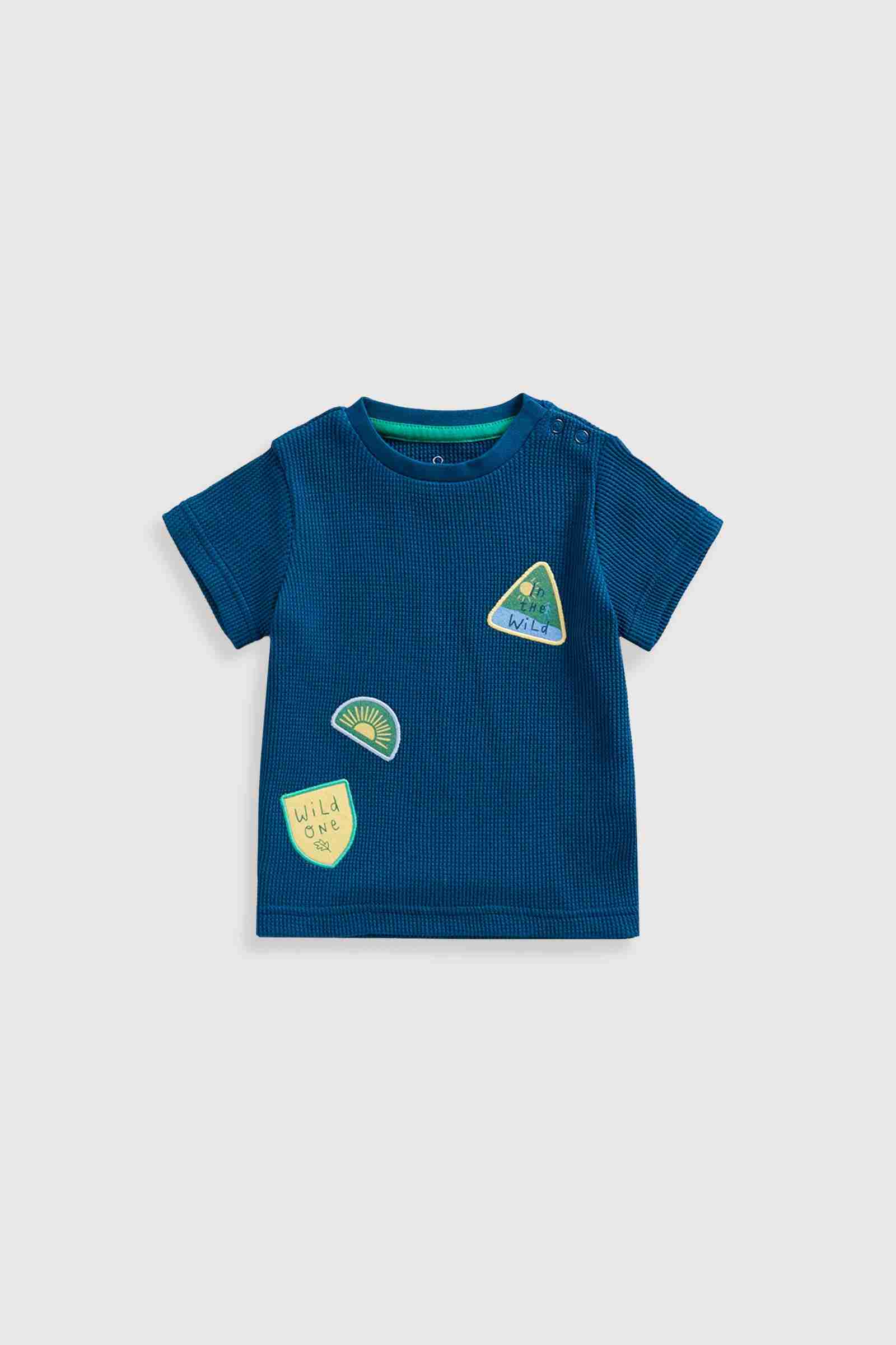 Mothercare Boys Half Sleeves T-Shirt - Navy