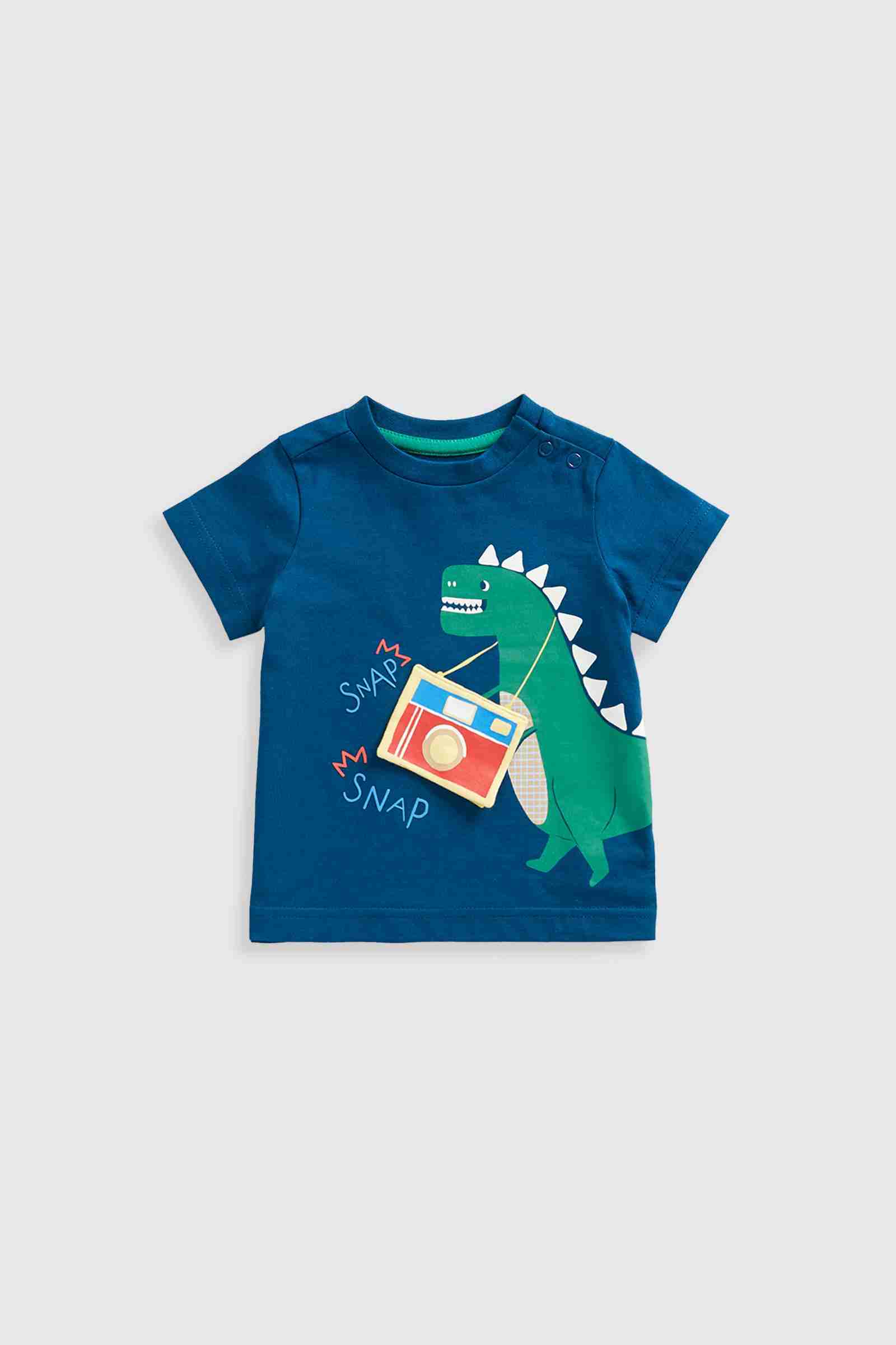 Mothercare Boys Half Sleeves T-Shirt - Navy