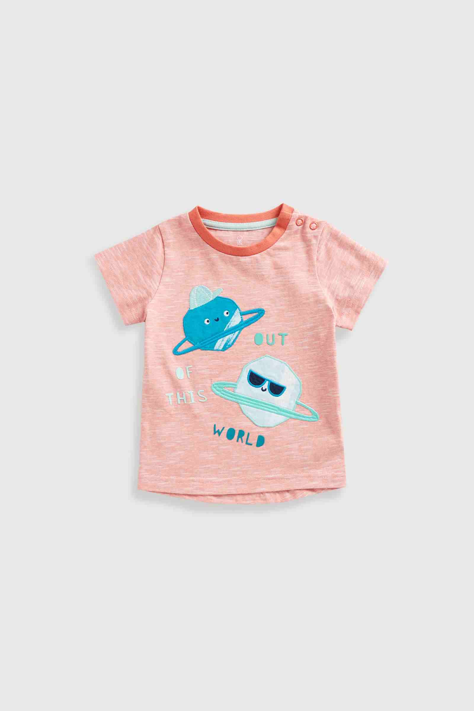 Mothercare Boys Half Sleeves T-Shirt - Orange