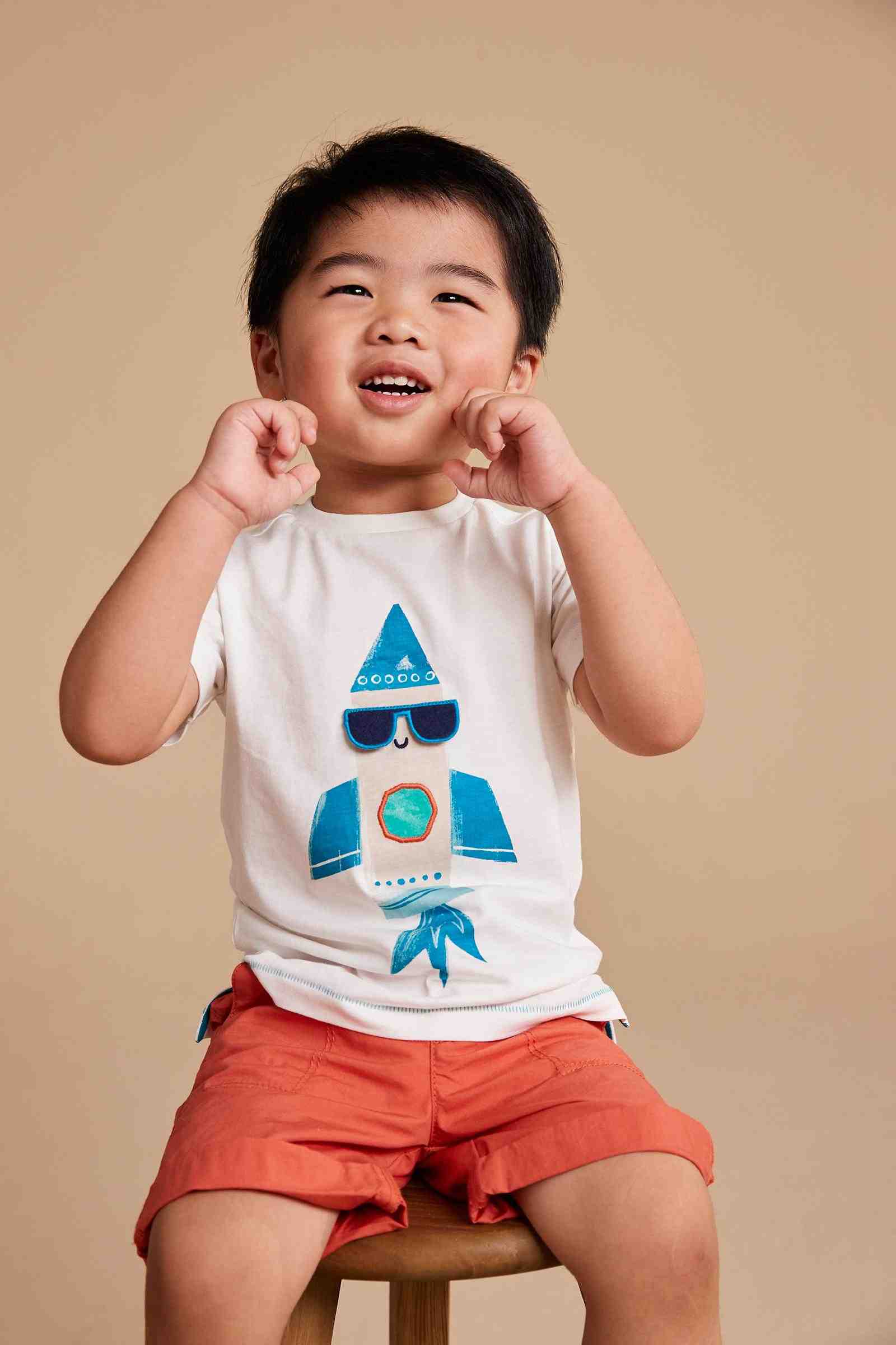 Mothercare Boys Half Sleeves T-Shirt - White