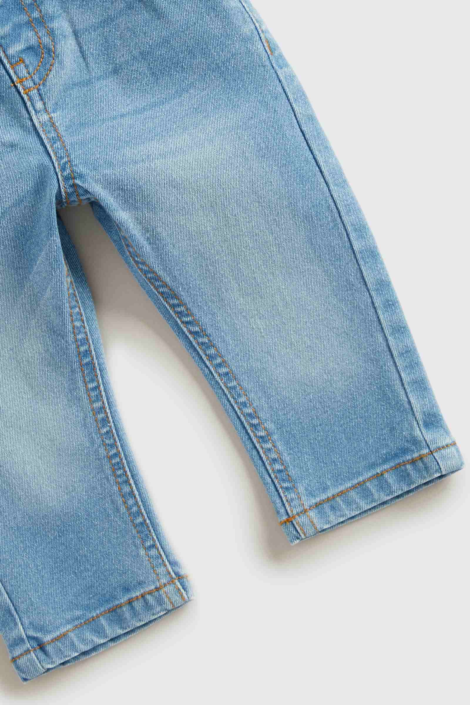 Mothercare Boys Ribbed Waistband Jeans - Blue