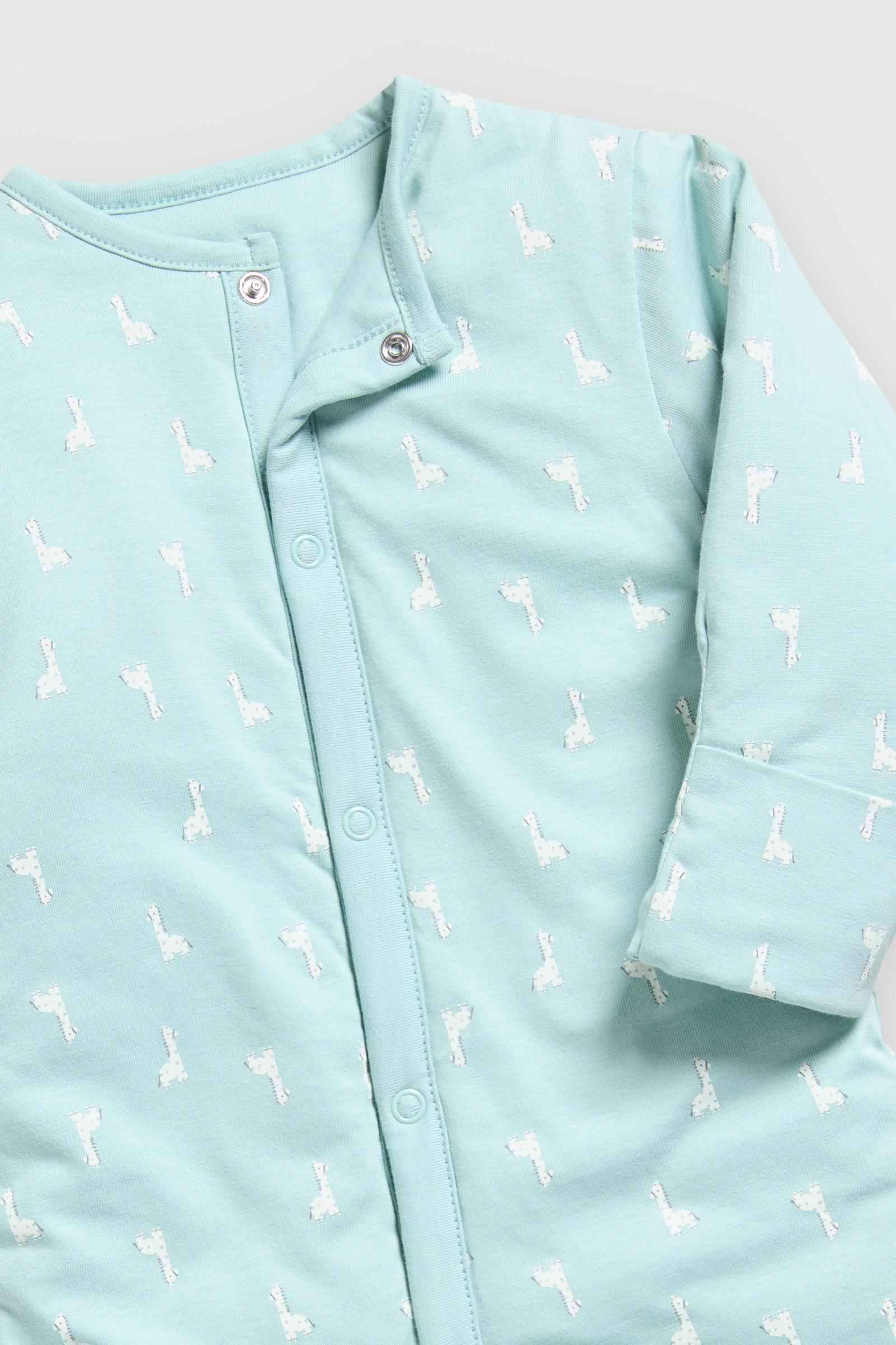 Mothercare Essentials Unisex Giraffe Long Sleeves Walk in Sleeper 2.5 Tog - Blue
