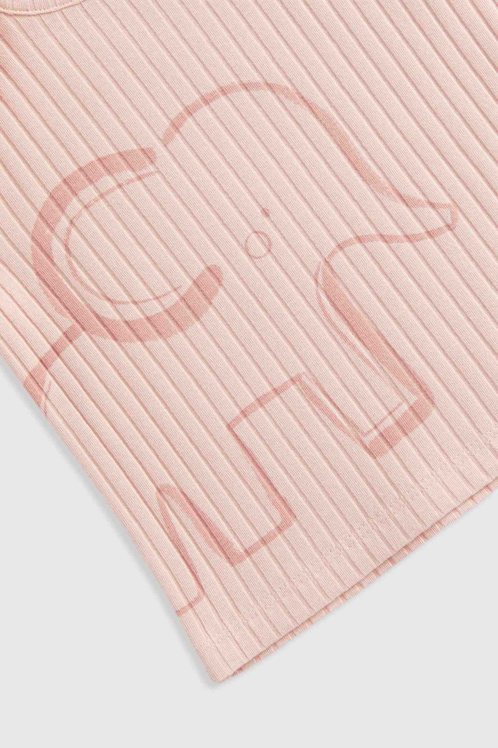 Mothercare Girls Pink Elephant 2 - Piece Long Sleeves T-Shirt and Leggings Set - Pink