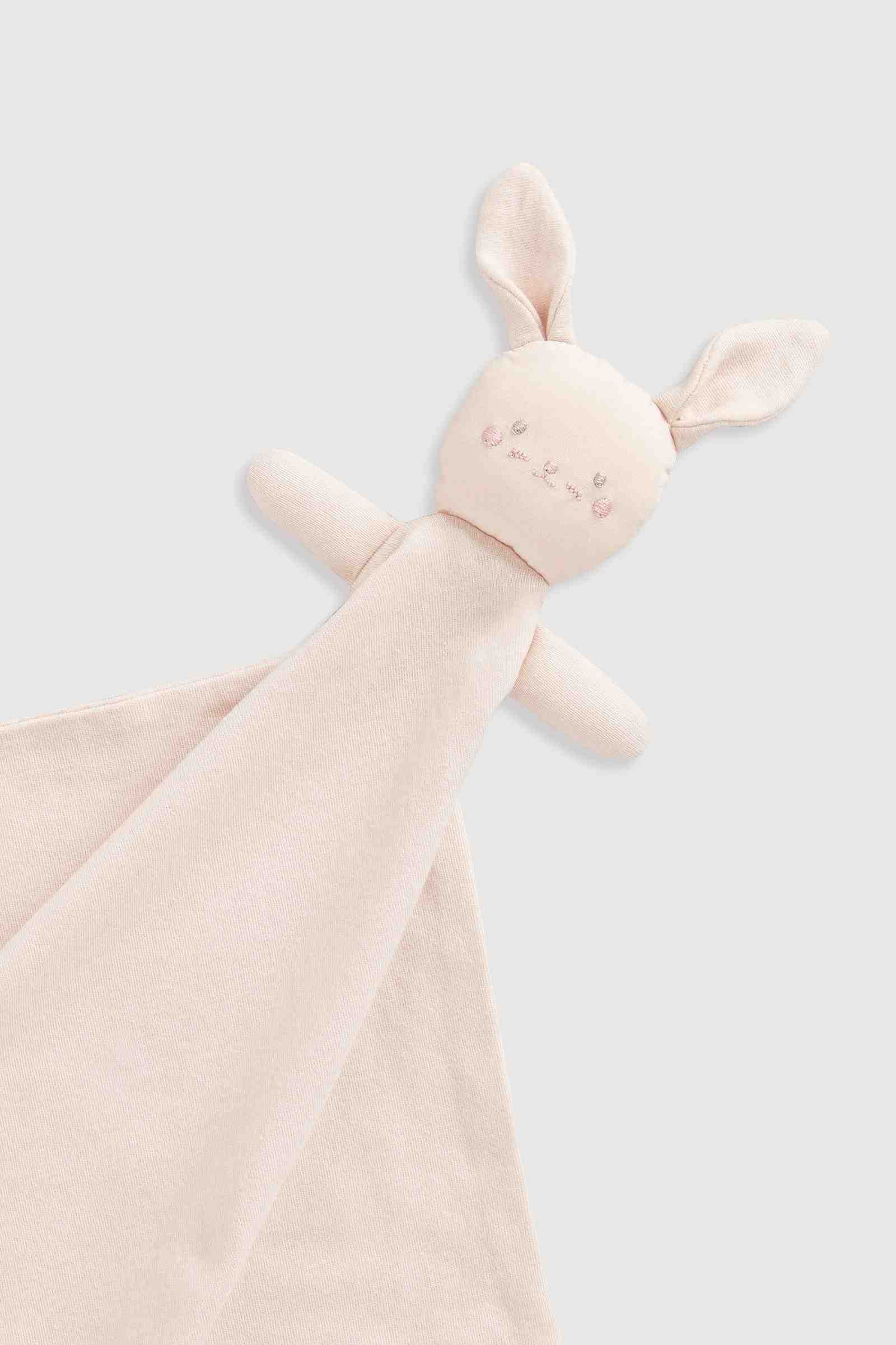 Mothercare Girls My First Classic Bunny All - in - One, Hat and Comforter 3 - Piece Gift Set - Light Pink