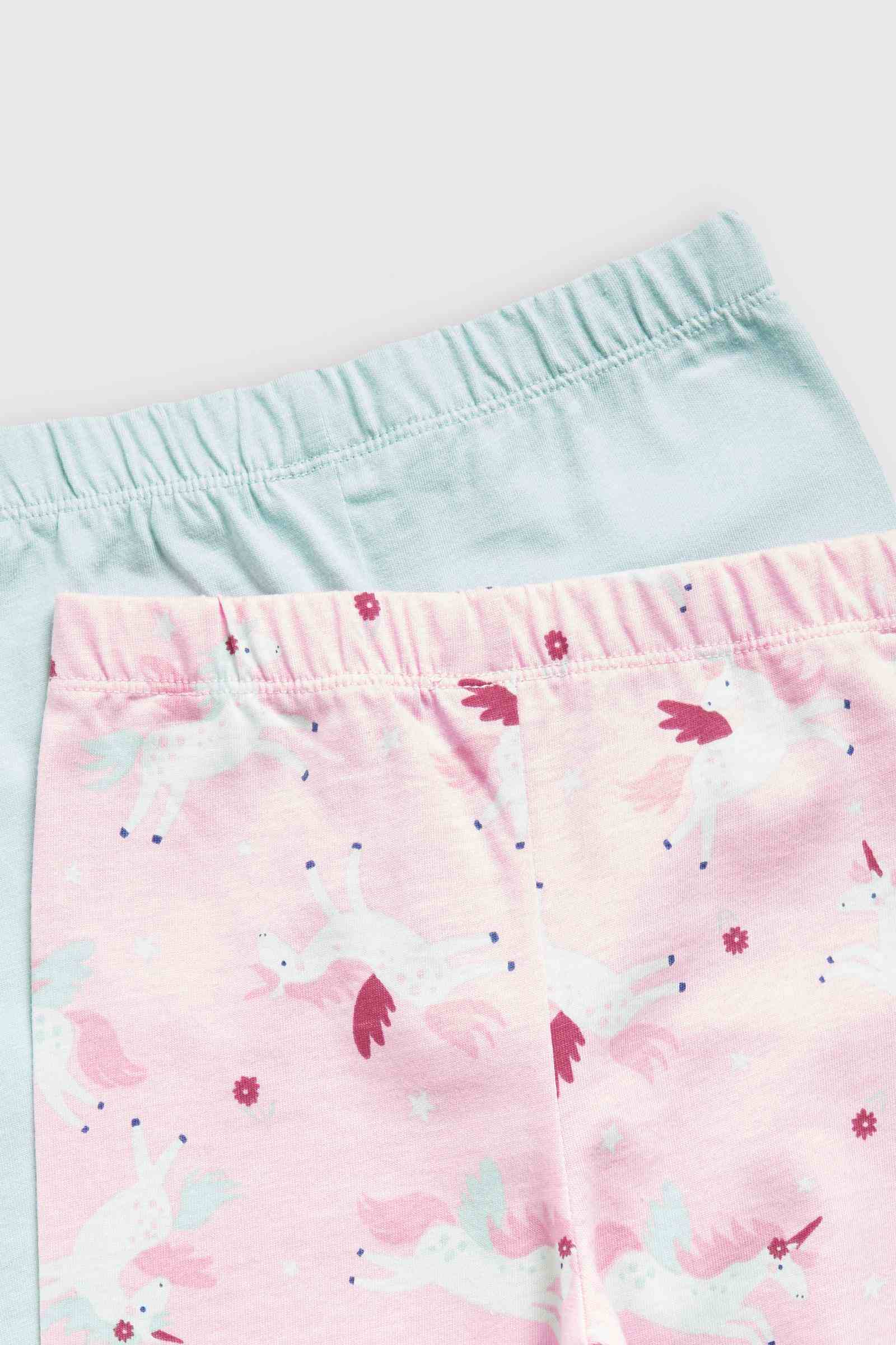 Mothercare Girls Party Horse Long Sleeves 100% Cotton 4 - Piece Pyjama Set - Pink