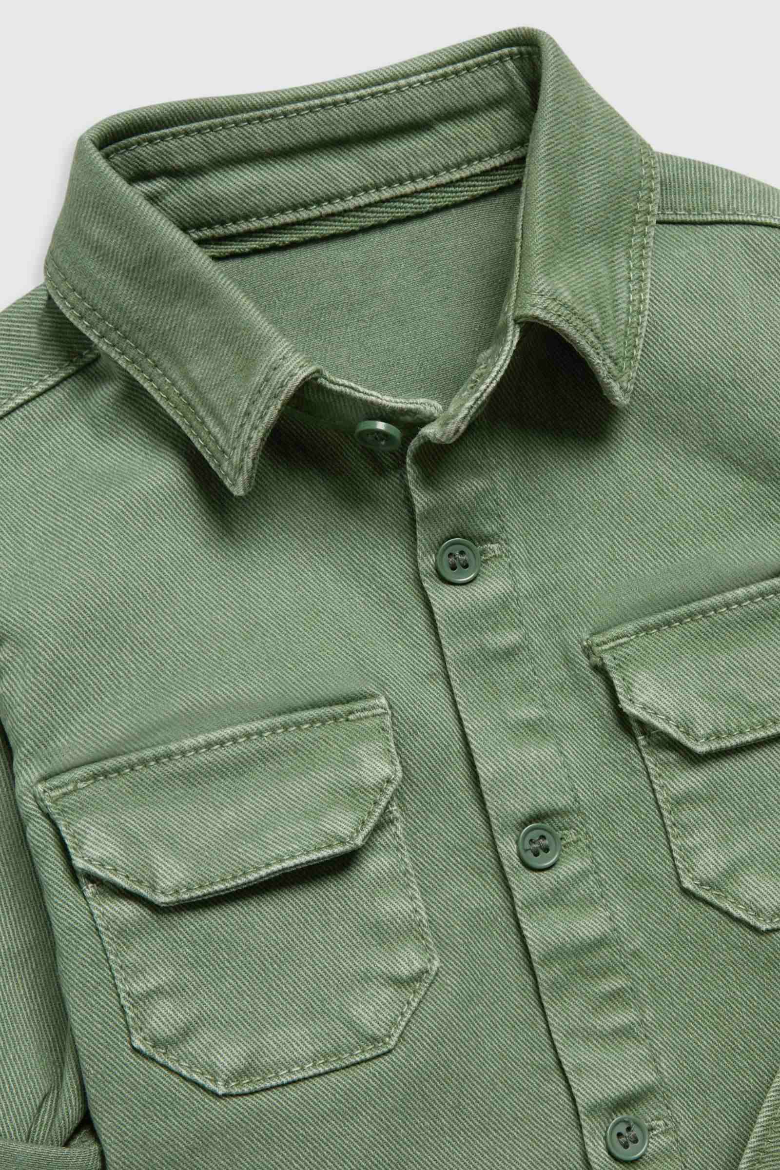 Mothercare Boys Long Sleeves Shirt - Khaki