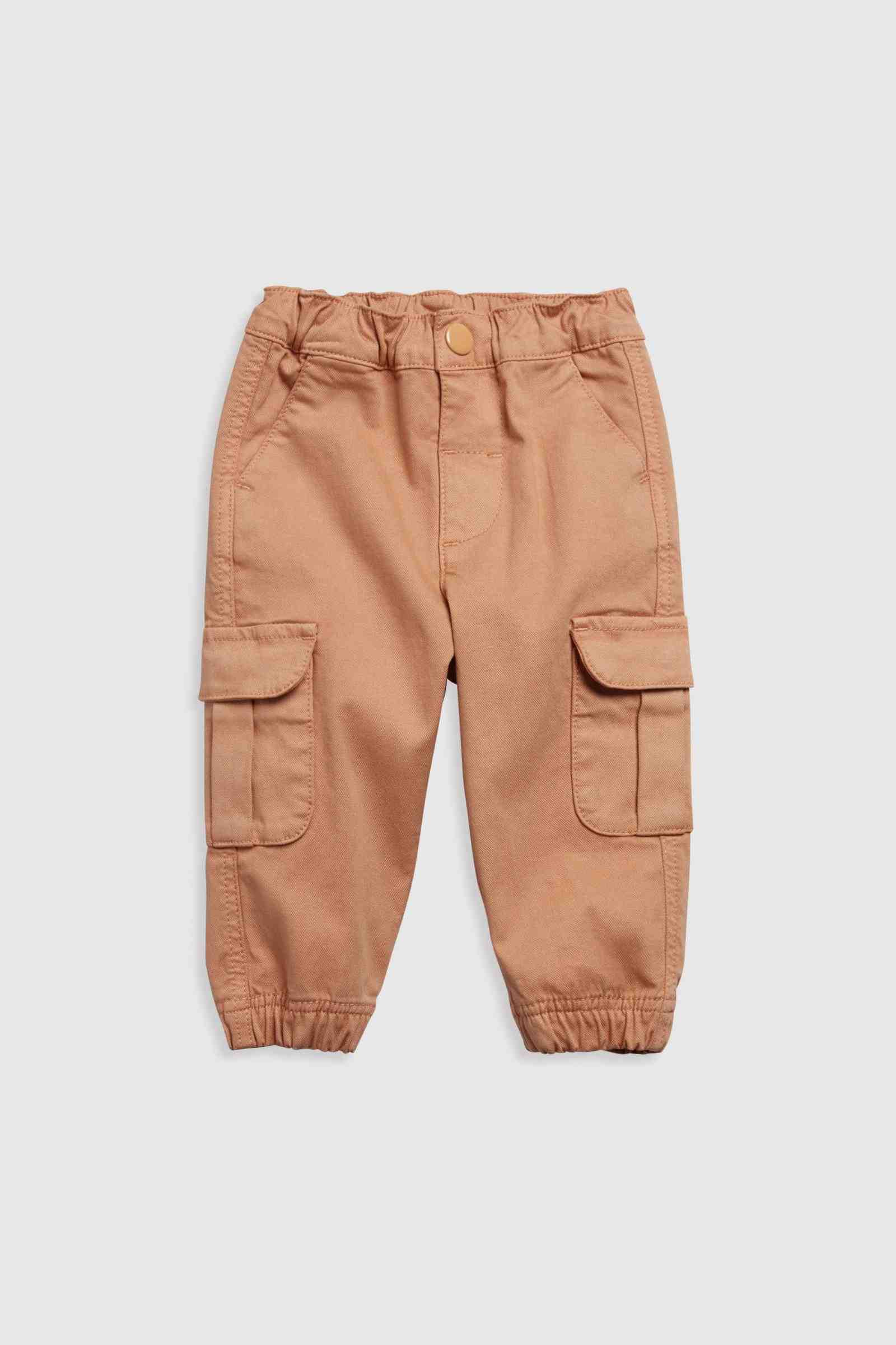 Mothercare Boys Cargo Trousers - Brown