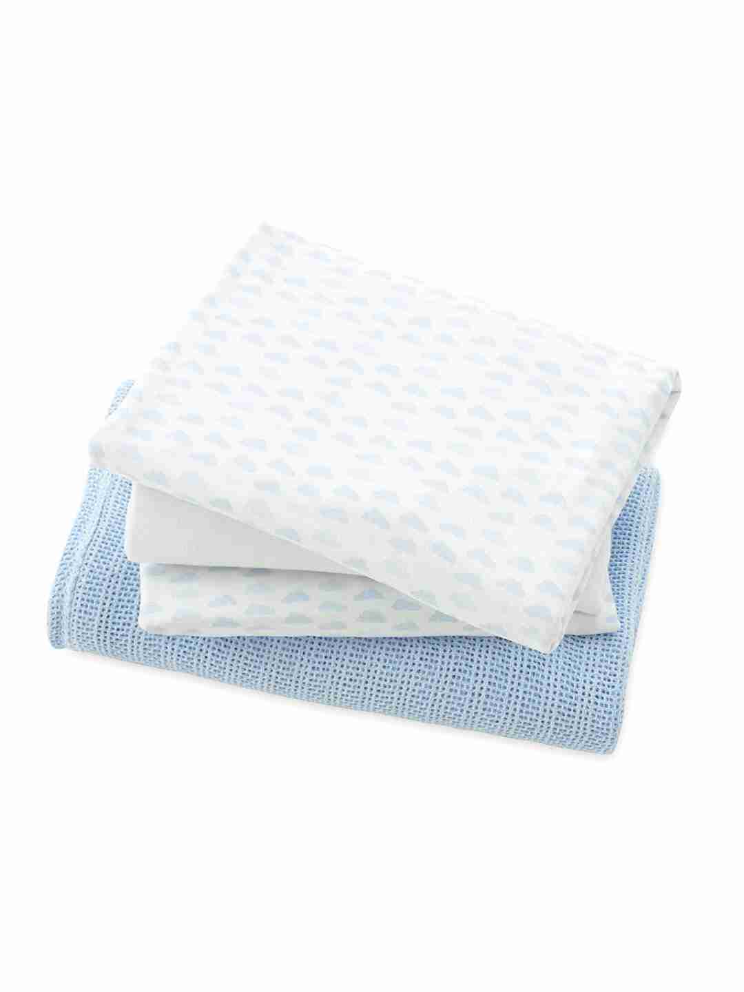 Mothercare Moses Basket Starter Set - Pack of 4 - Blue