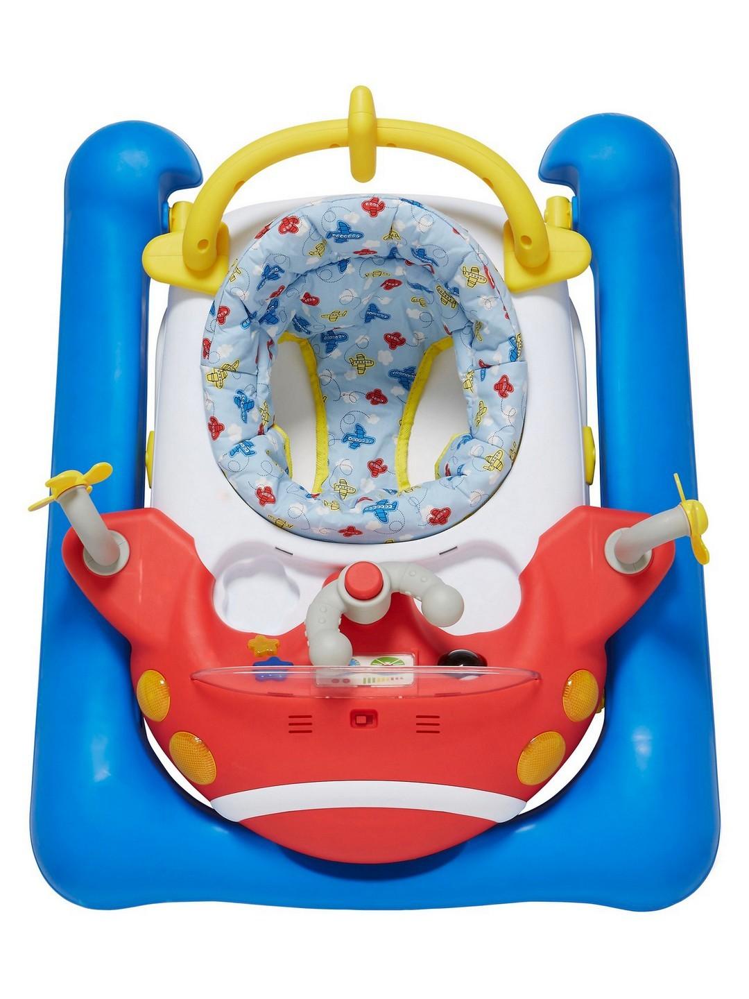 Mothercare Unisex Aeroplane Baby Walker - Red