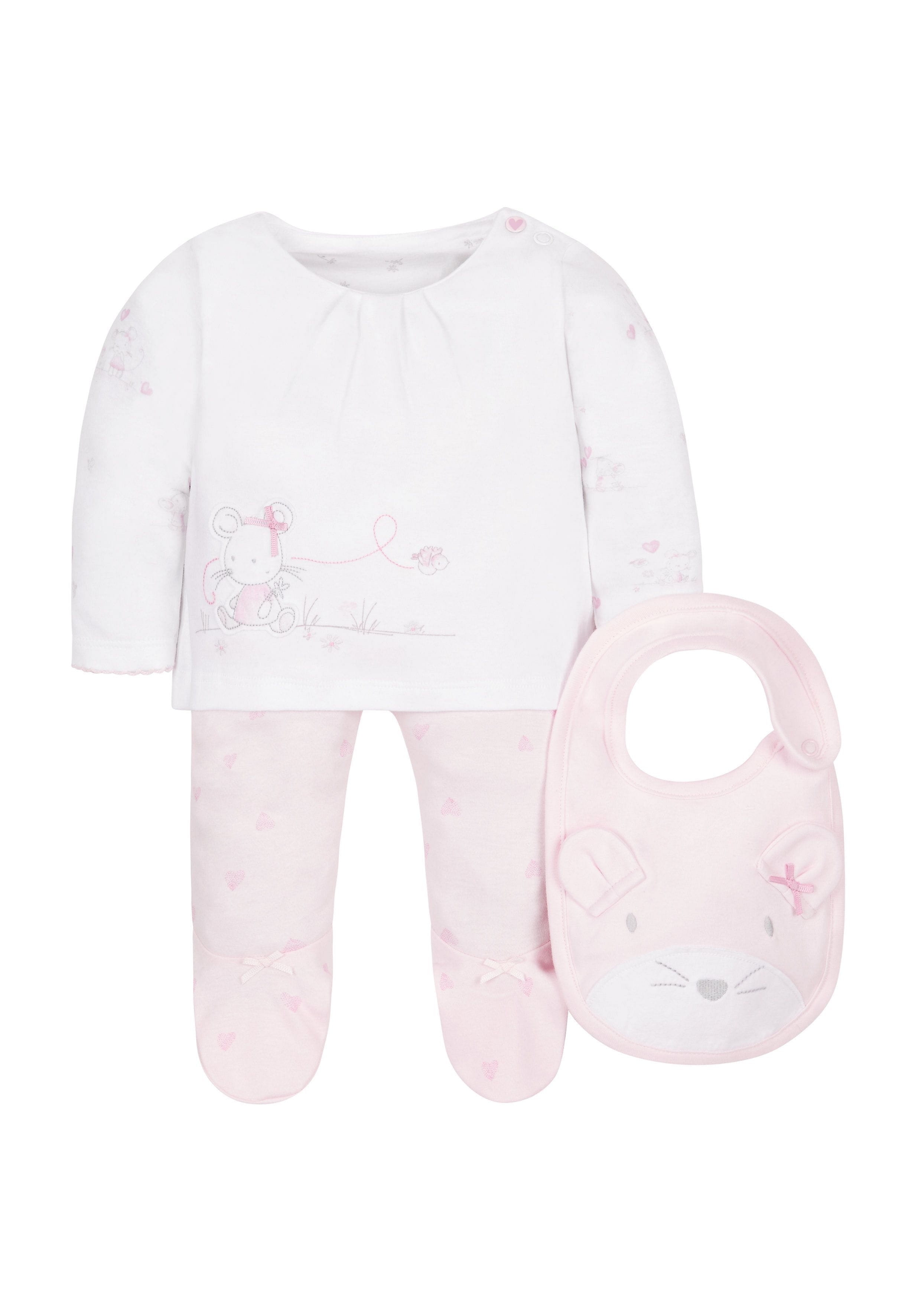Mothercare | My First Leggings, Top And Bib Set 0