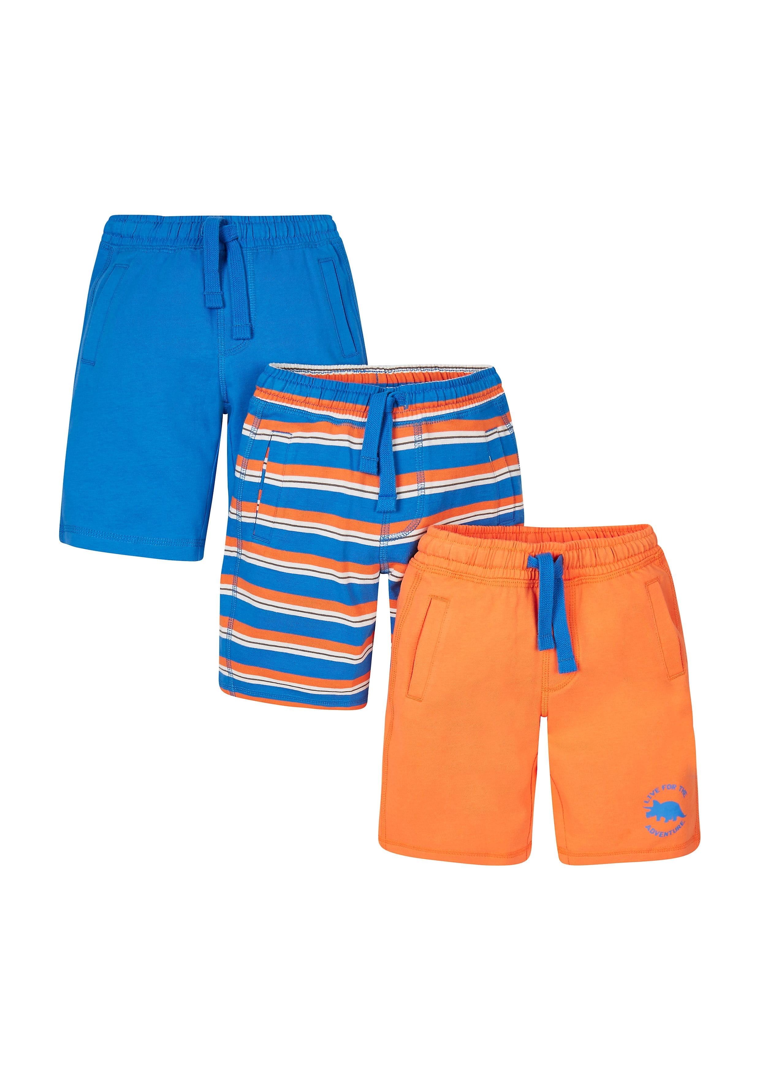 Mothercare | Boys Roadtrip Jersey Shorts - Pack Of 3 0