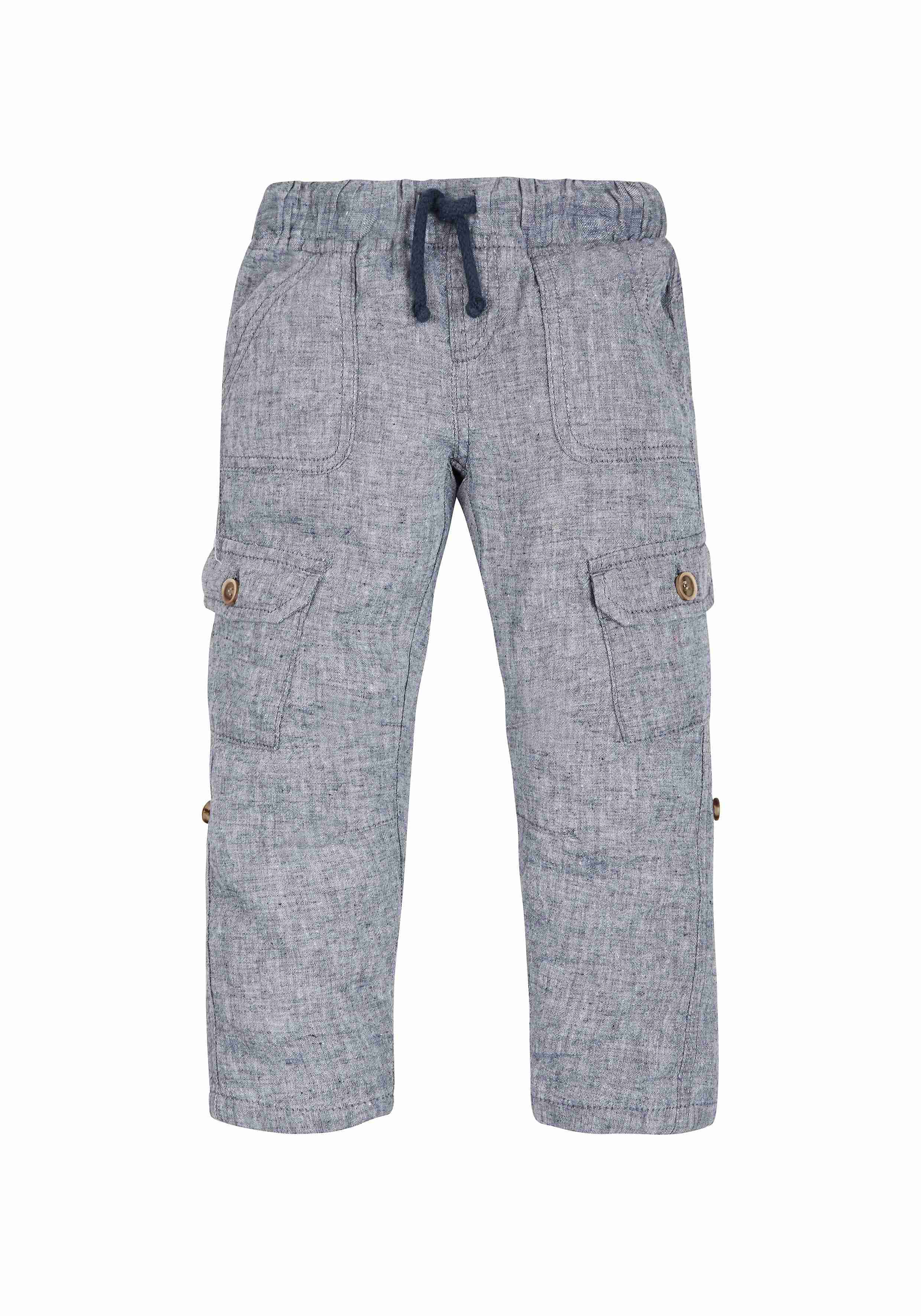 Boys Linen Trousers - Blue | MOTHERCARE_IN