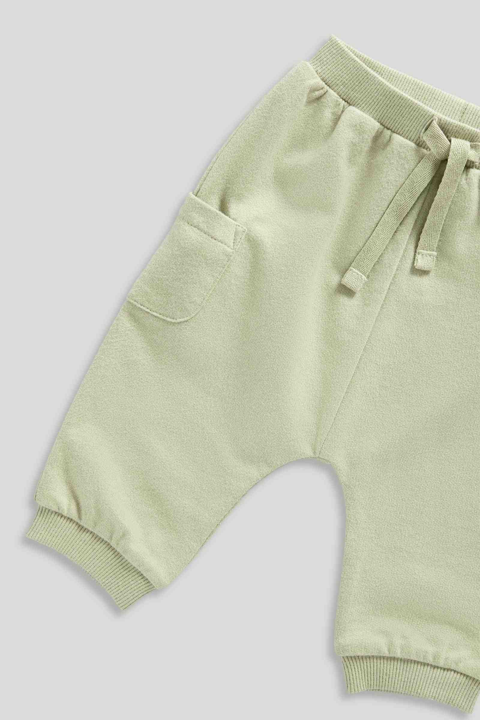 Mothercare Boys Tiny Traveller Classic 2 - Piece Jogger Set - Green