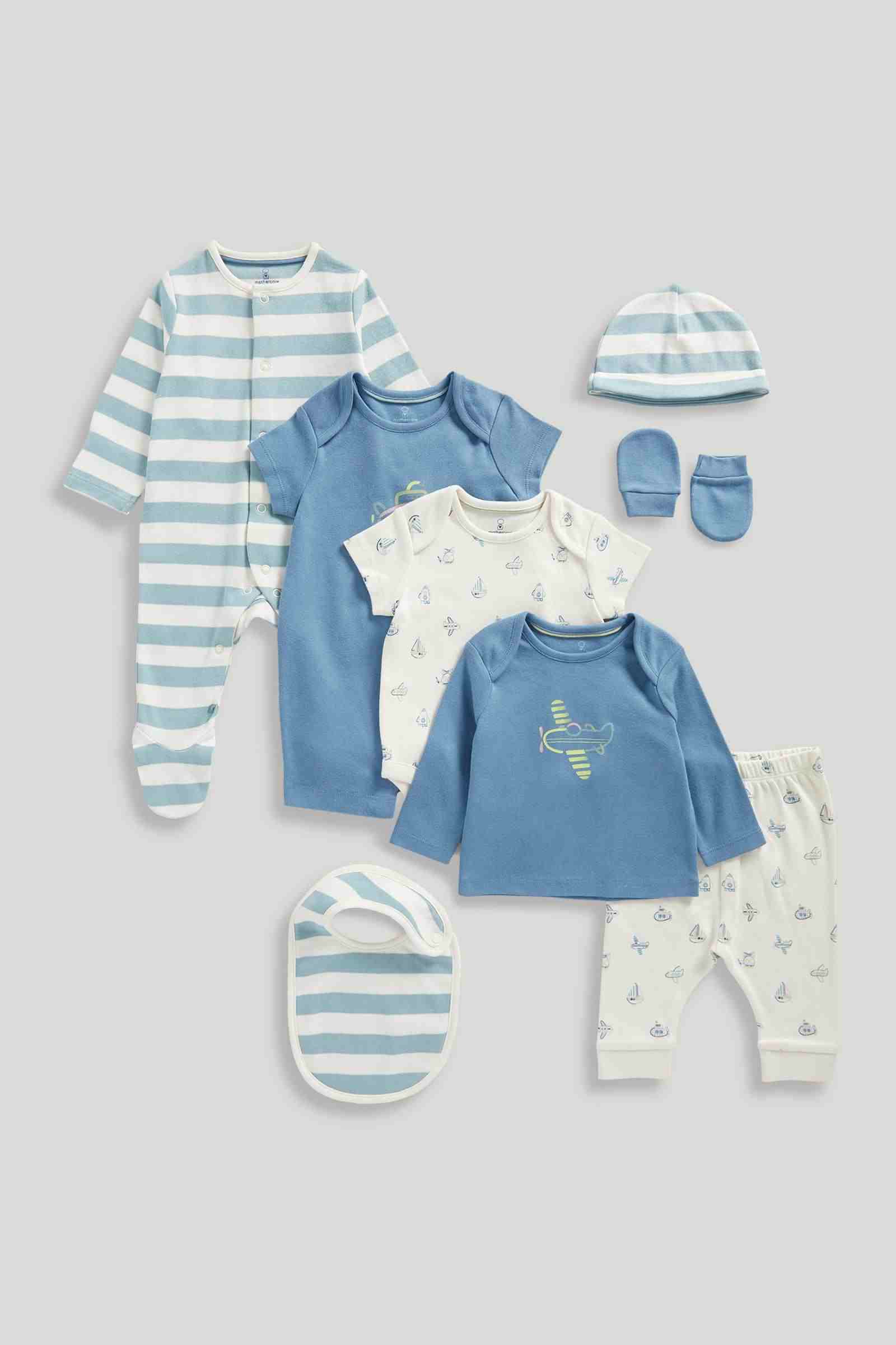 Mothercare Boys Tiny TravellerGift Set Gift Set - Blue
