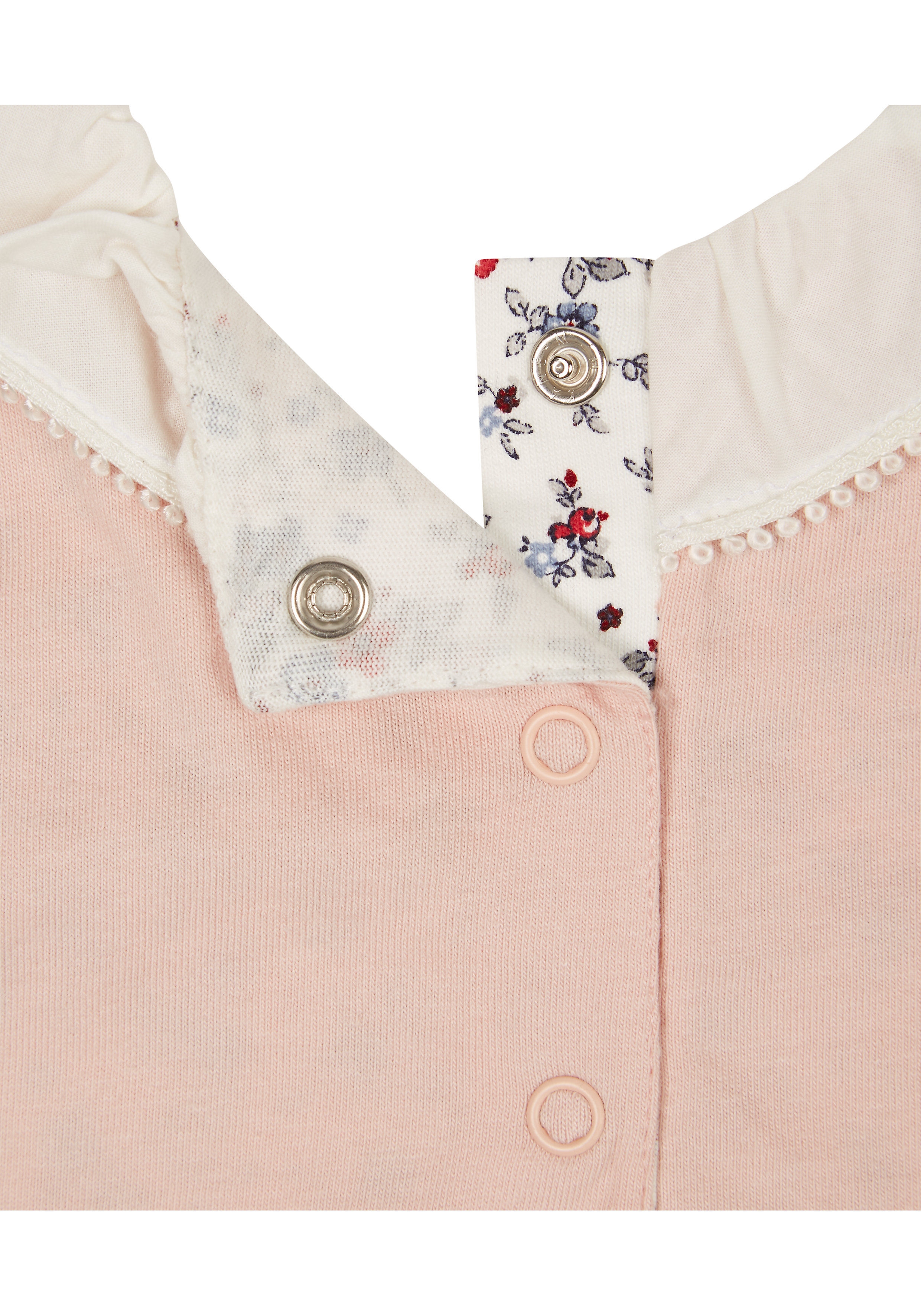 Mothercare | Girls Full Sleeves Romper Floral Print - Multicolor 2