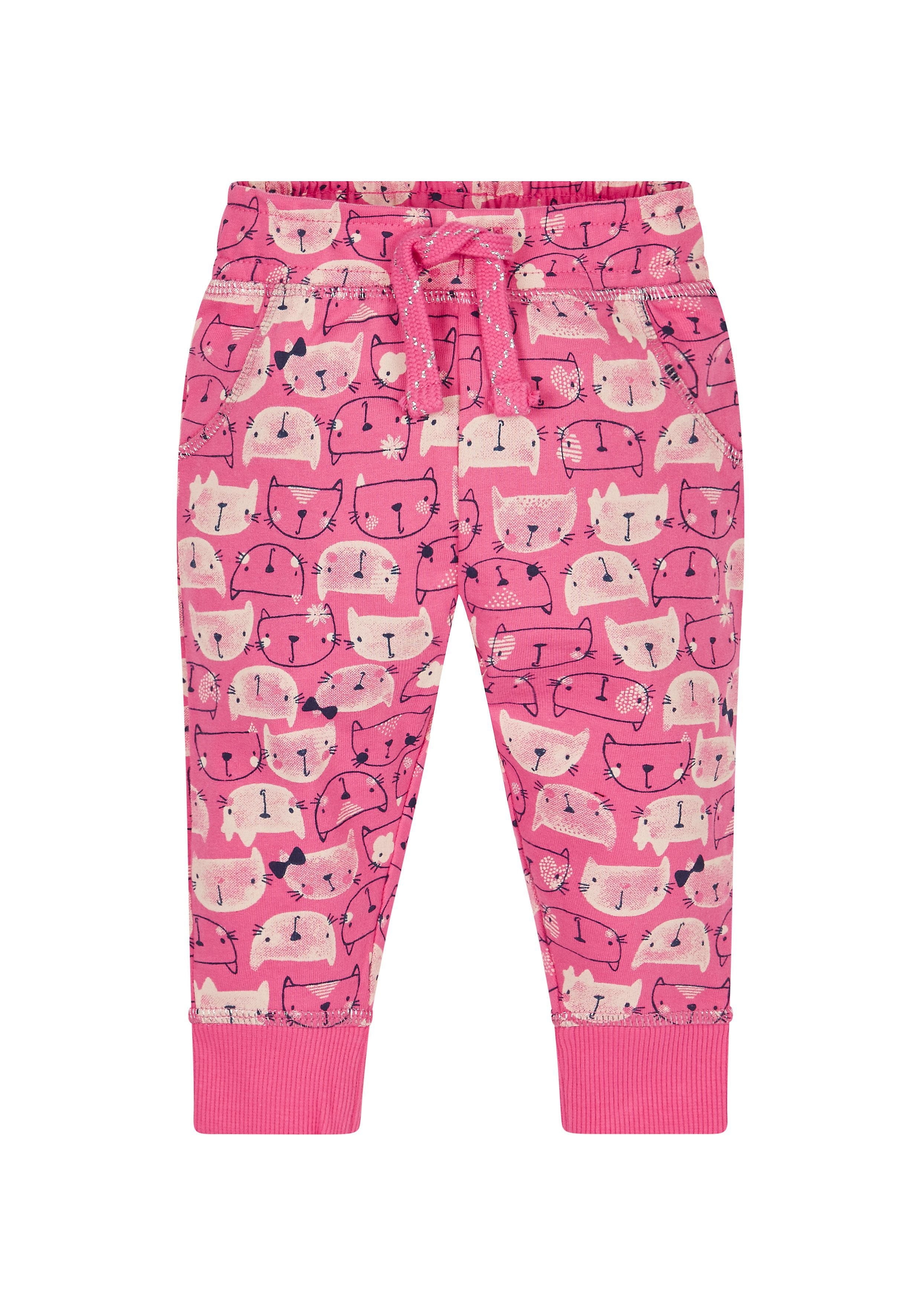 Mothercare | Pink Cat Joggers 0