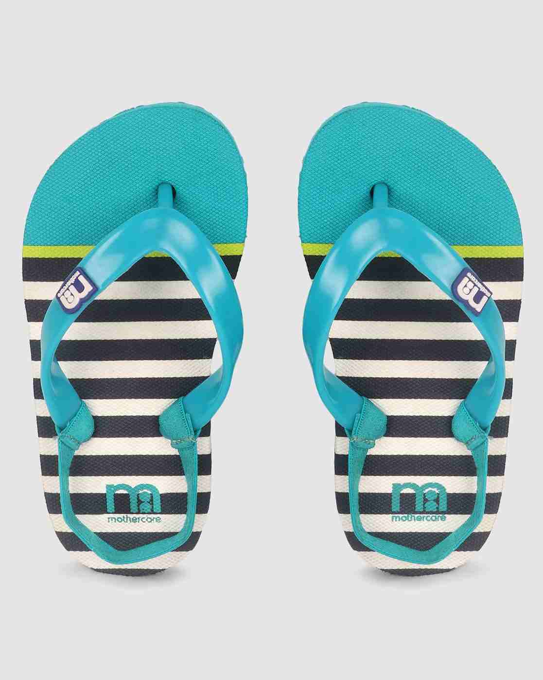 Boy flip flops with back strap top