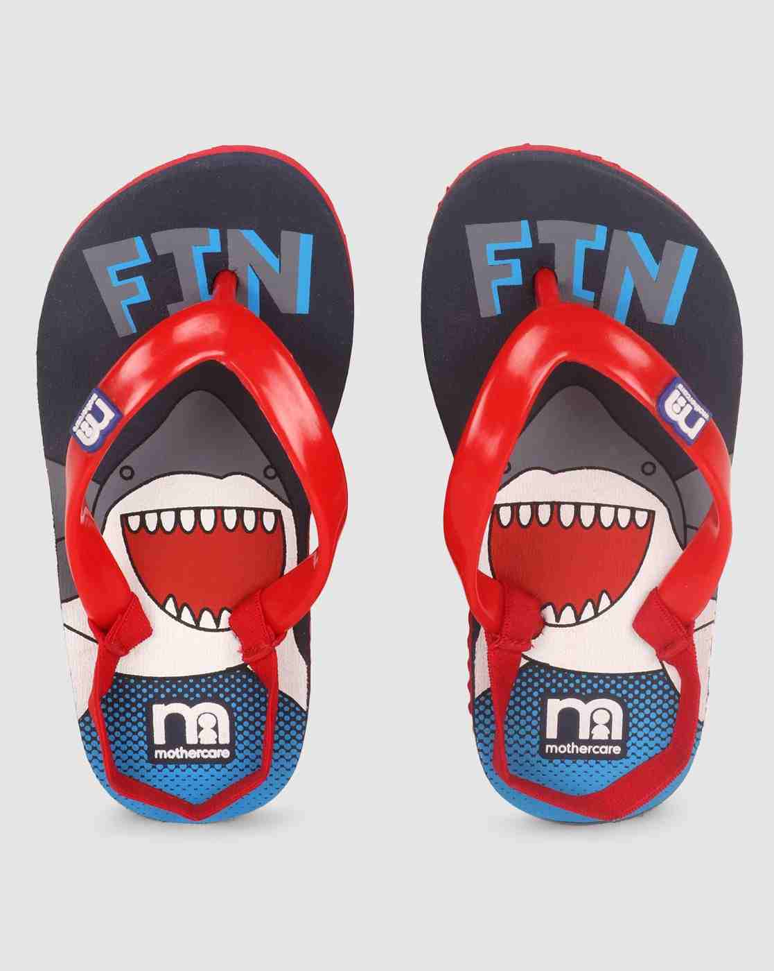 Boy flip flops with back strap top
