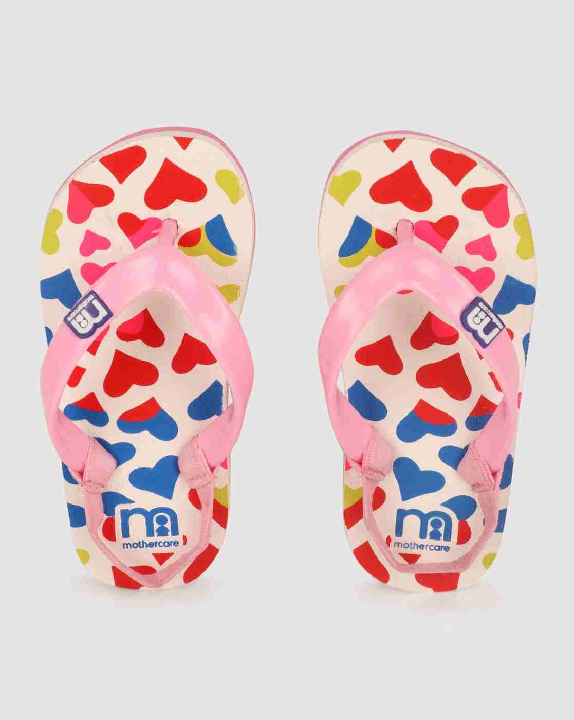 Girls flip flops with back strap discount