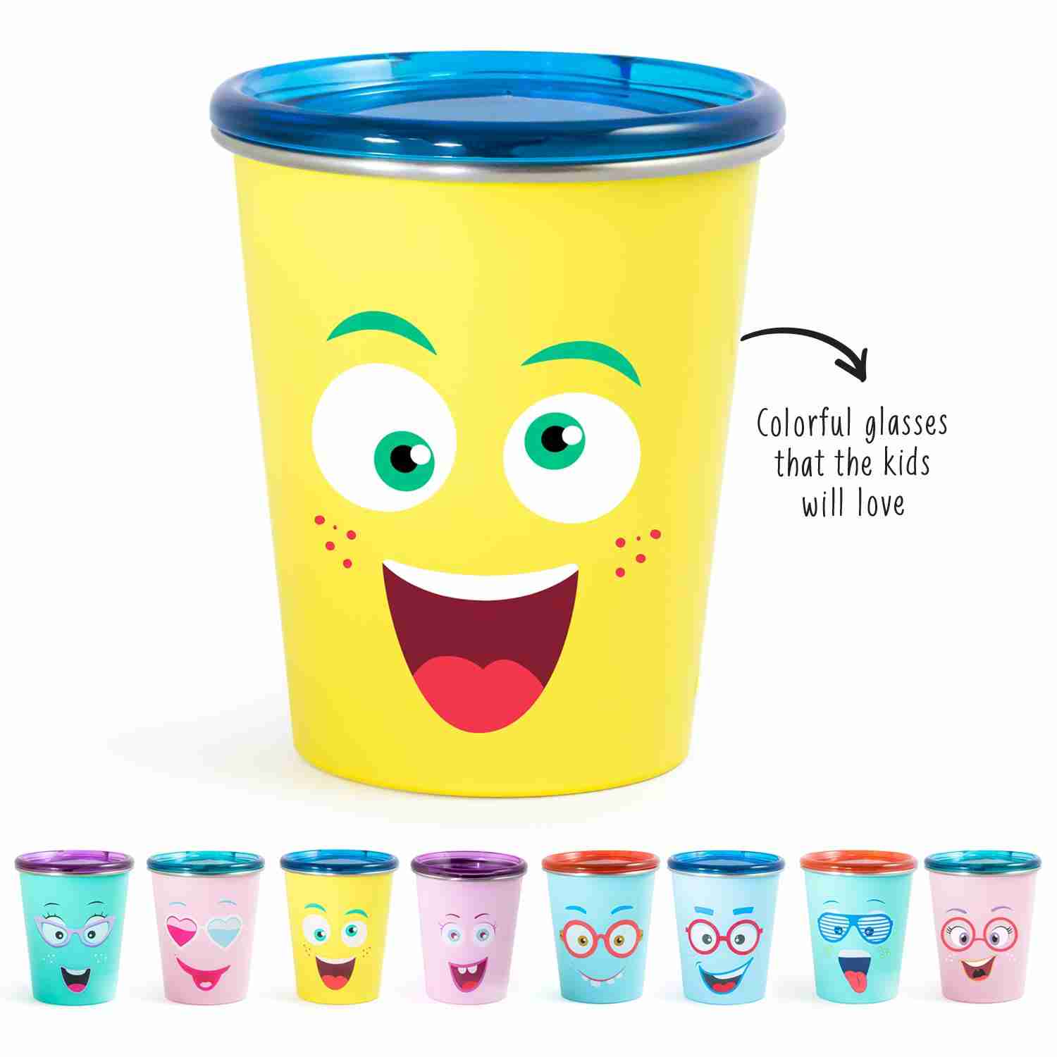 Rabitat Mad Eye Spill Free Cup - Yellow