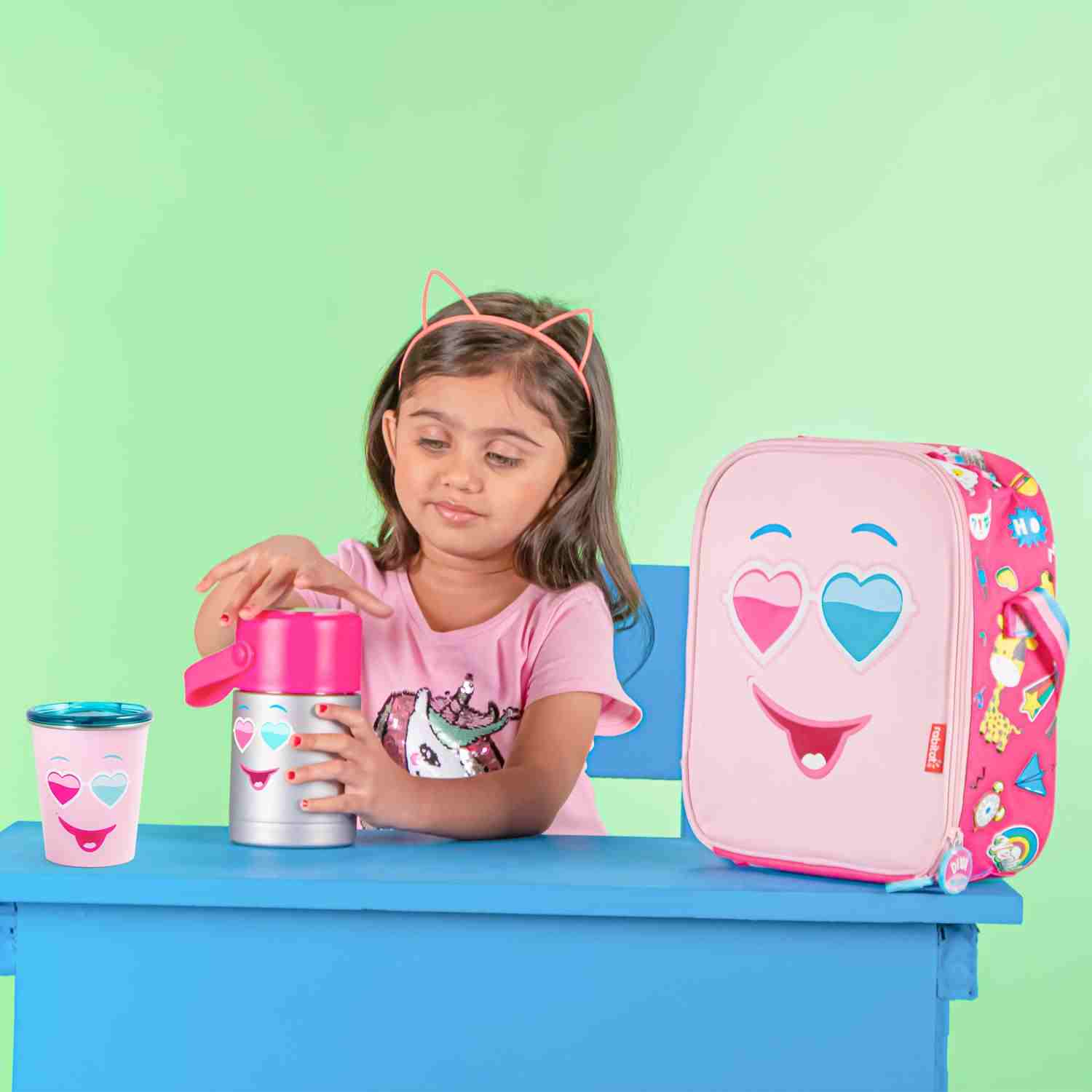 Rabitat Spill Free Diva Stainless Steel Cup - Pink