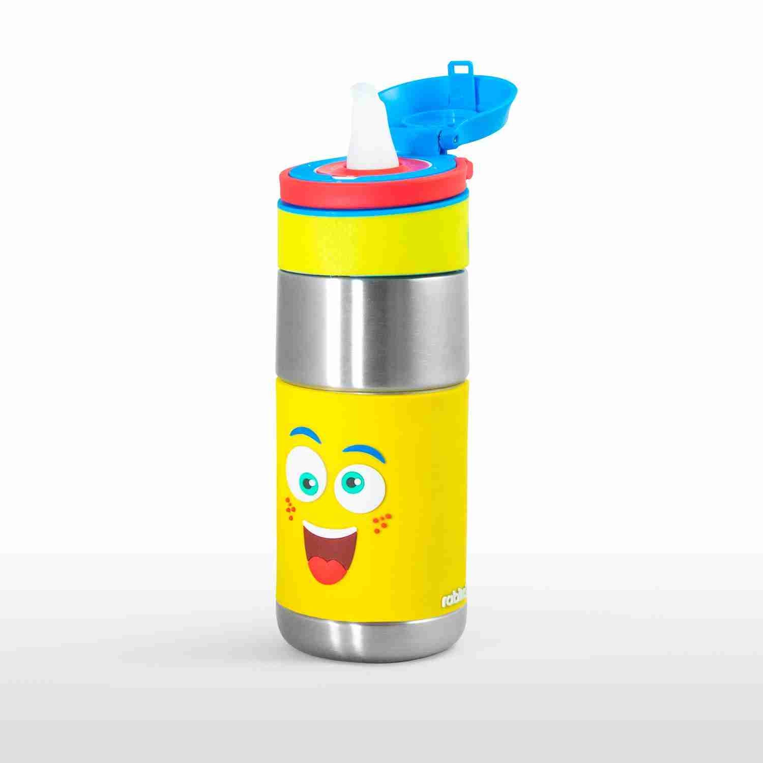 Rabitat Clean Lock Mad Eye insulated Stainless Steel Bottle - Yellow